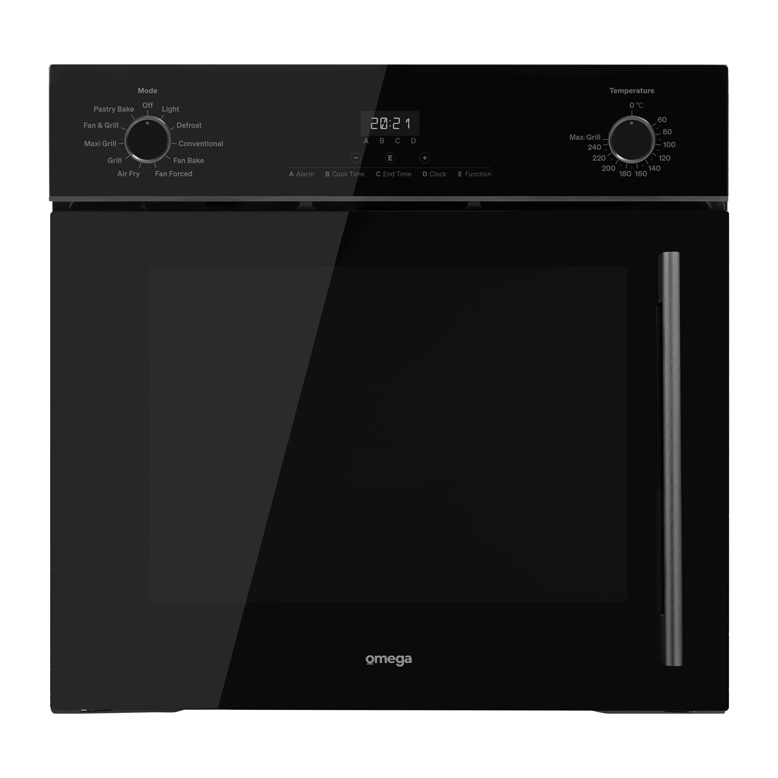 60cm 10 Function Side-opening Oven, Midnight (LHS Hinge) | OBOS6010AML