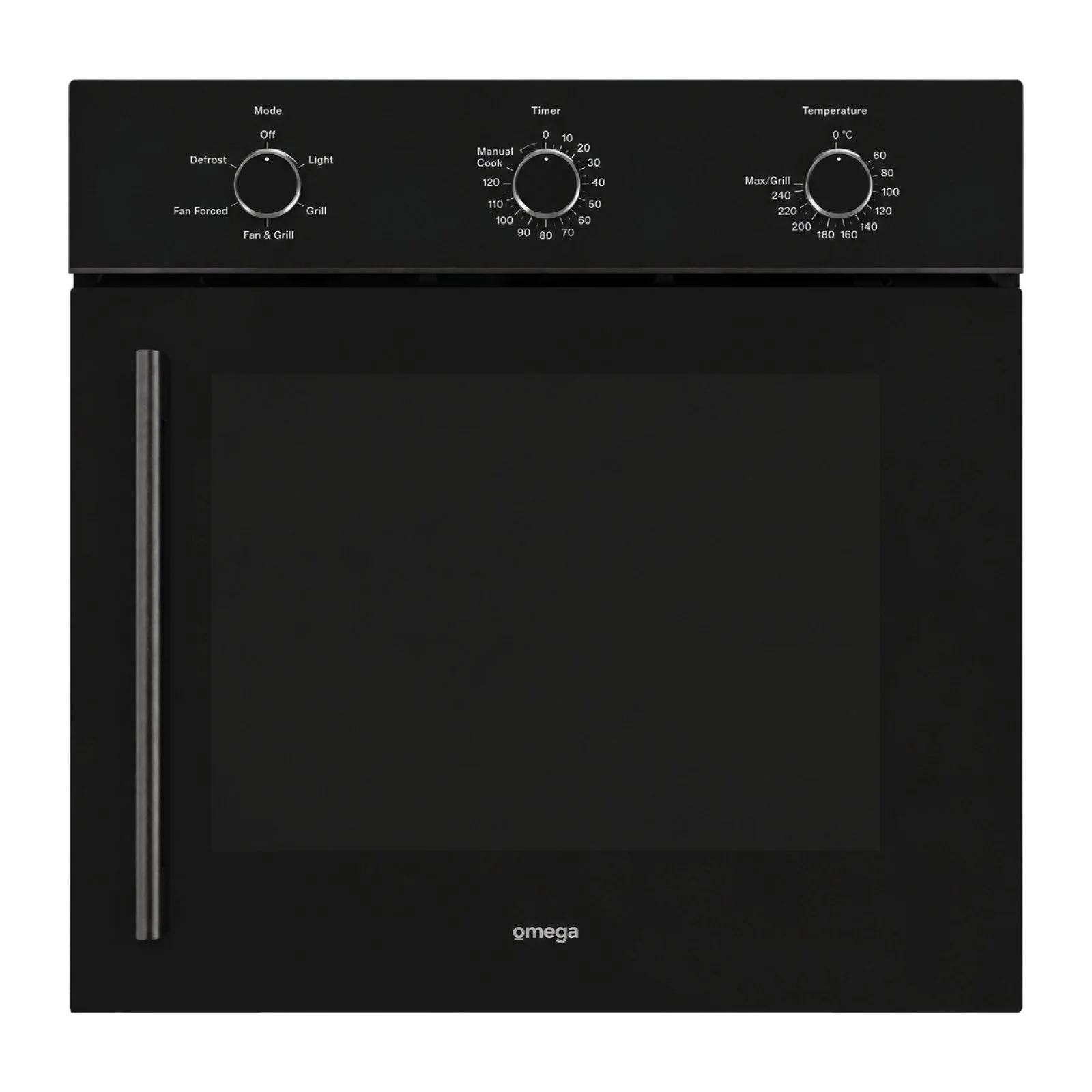 60cm 5 Function Side-opening Oven, Midnight (RHS Hinge) | OBOS605MR