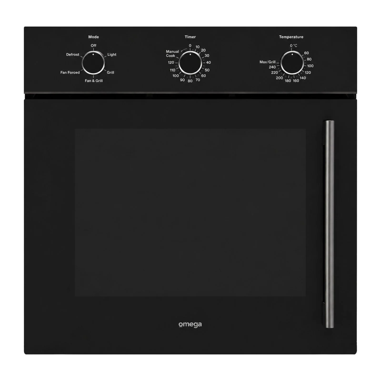 60cm 5 Function Side-opening Oven, Midnight (LHS Hinge) | OBOS605ML