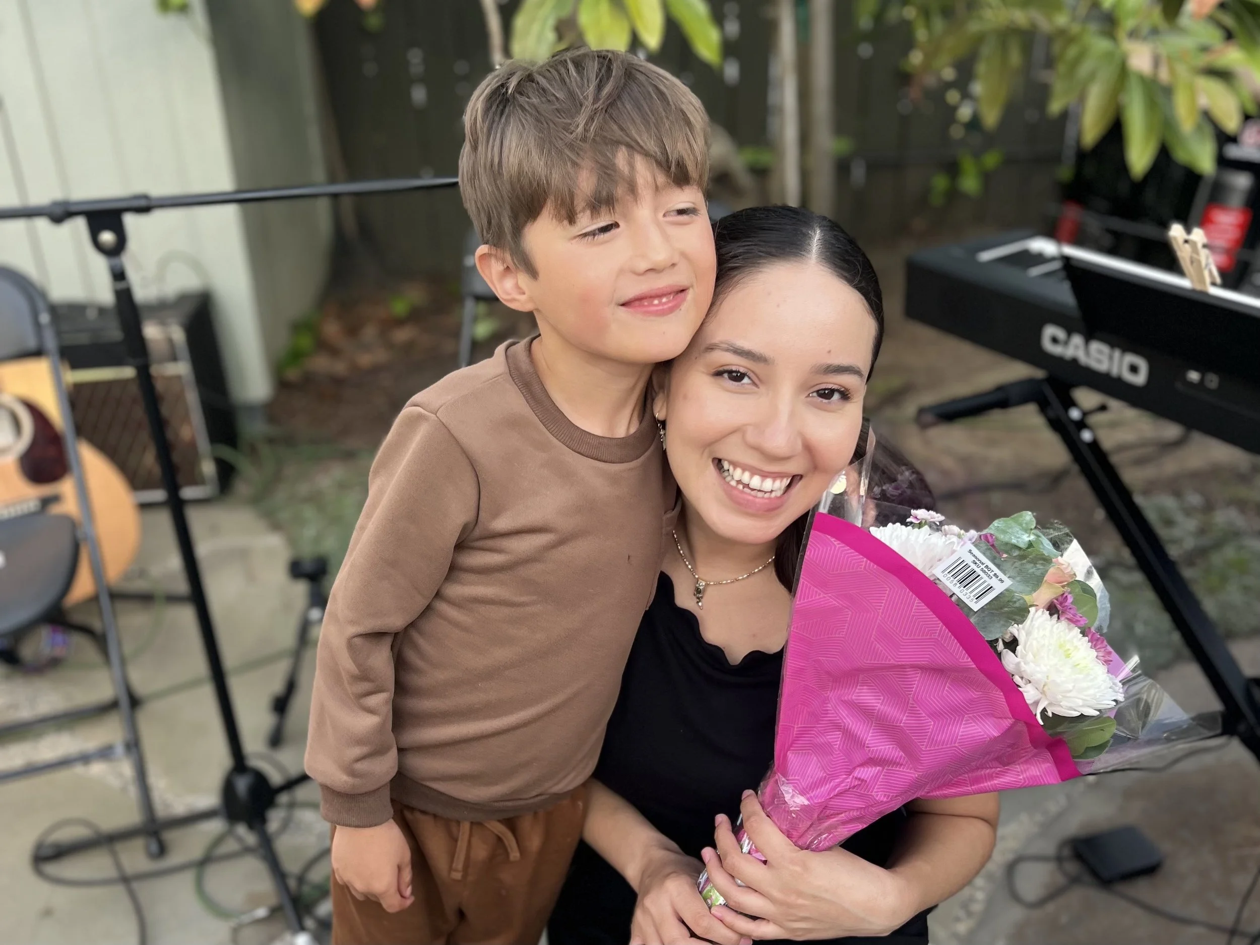 Miss Melody and Student