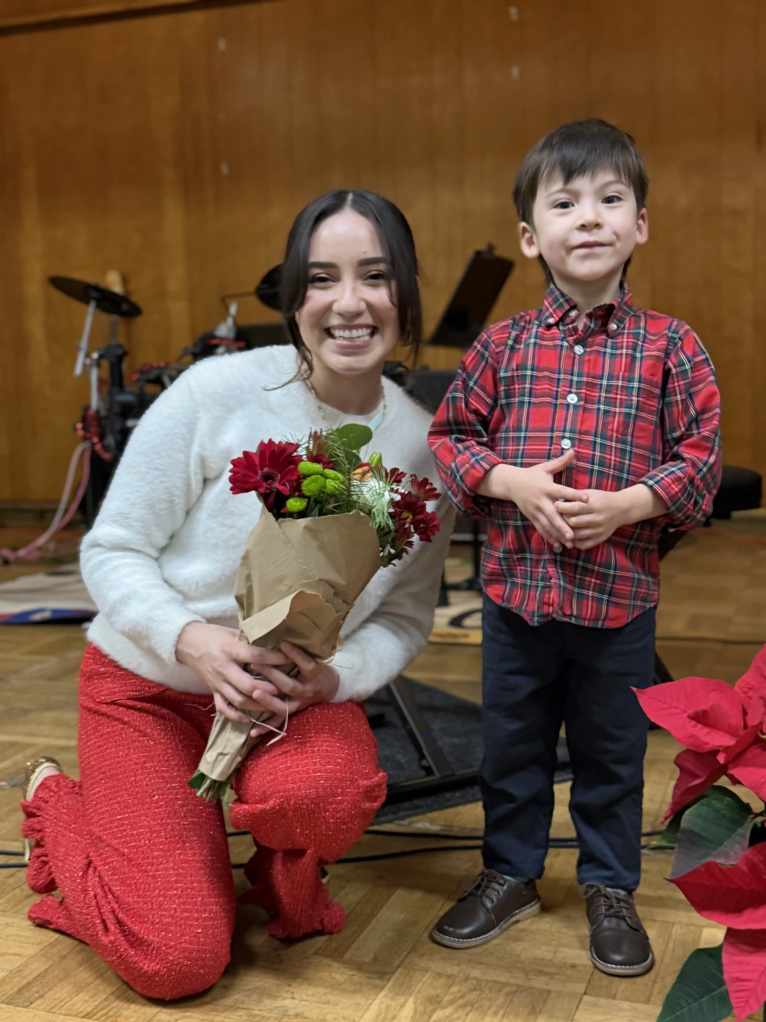 Miss Melody and Student