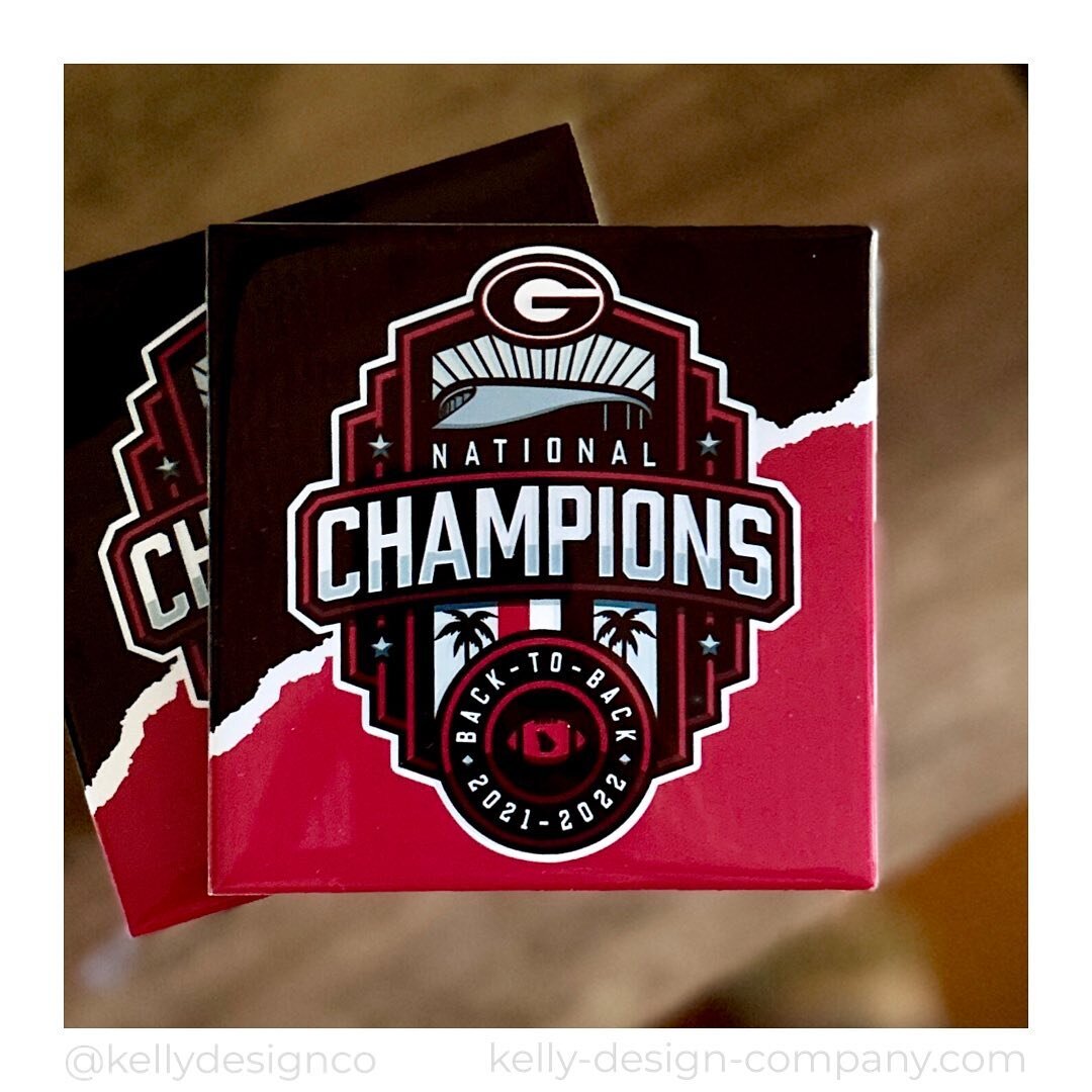 Back to back Champs!

This one goes out to my #GeorgiaBulldogs fans!  Grab the coaster at my website, along with lots more products (I&rsquo;ll be adding more daily! New web host for me, so lots of work ahead😂)

.
.
GO DAWGS!
.
.
.
.
#aintnothingfin