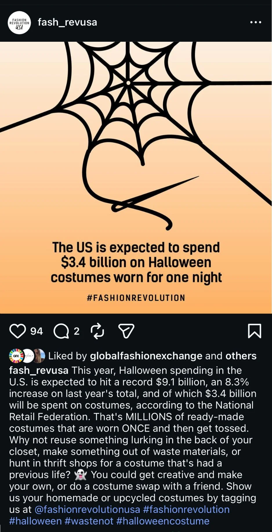 Fashion Revolution USA | Instagram posts