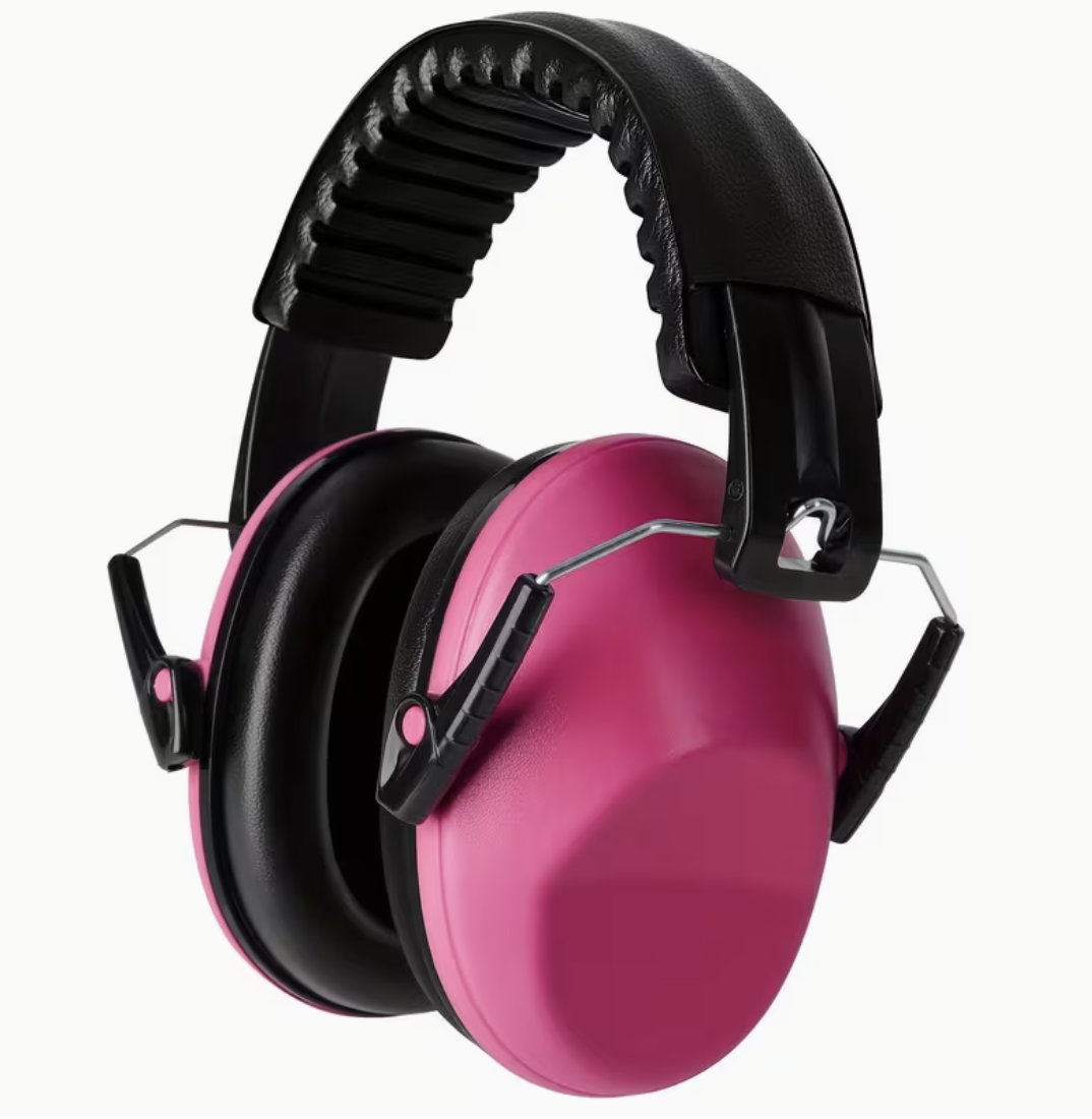Temu Australia Pink noise cancelling earmuffs