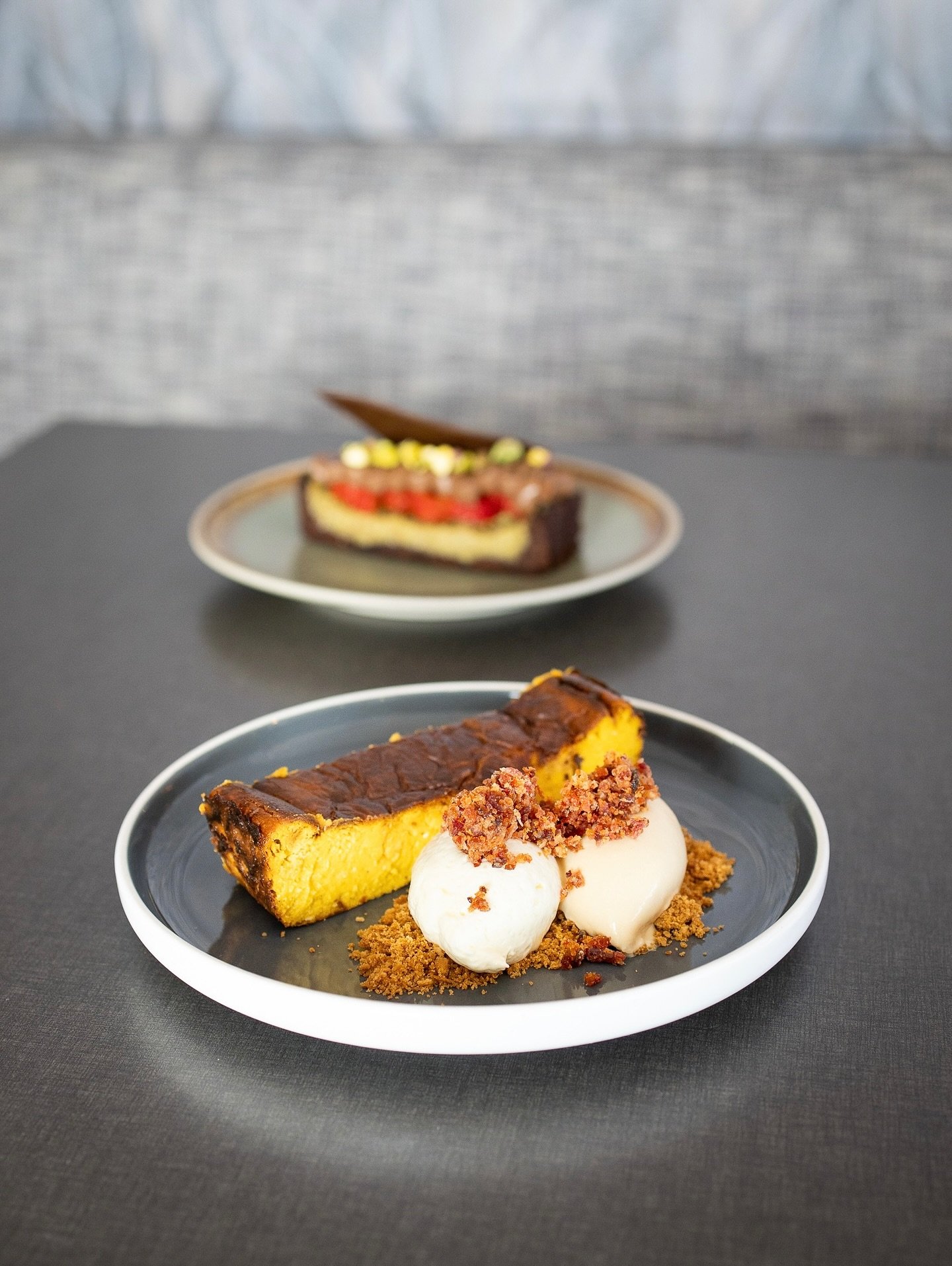 Bacon on a dessert!? Our pumpkin cheesecake has been on the Odyssey menu a few times over the last five years, with different twists, but always a customer favourite. And this month&rsquo;s version might be the best one yet! 

Pumpkin cheesecake, ser