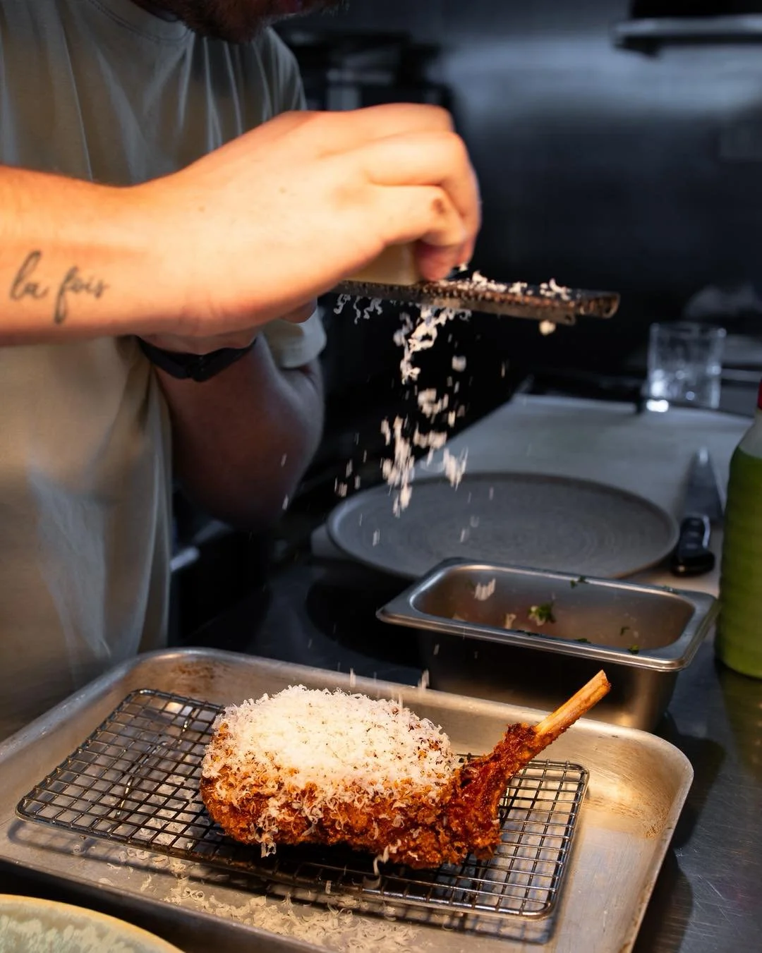 Want an Odyssey take on a lamb schnitty?

We bring you our lamb cotoletta &mdash; served with pickled plum and fennel salad,
finished with shaved pecorino for a refined savoury edge.

Who&rsquo;s joining us this week? Don&rsquo;t forget open from Thu