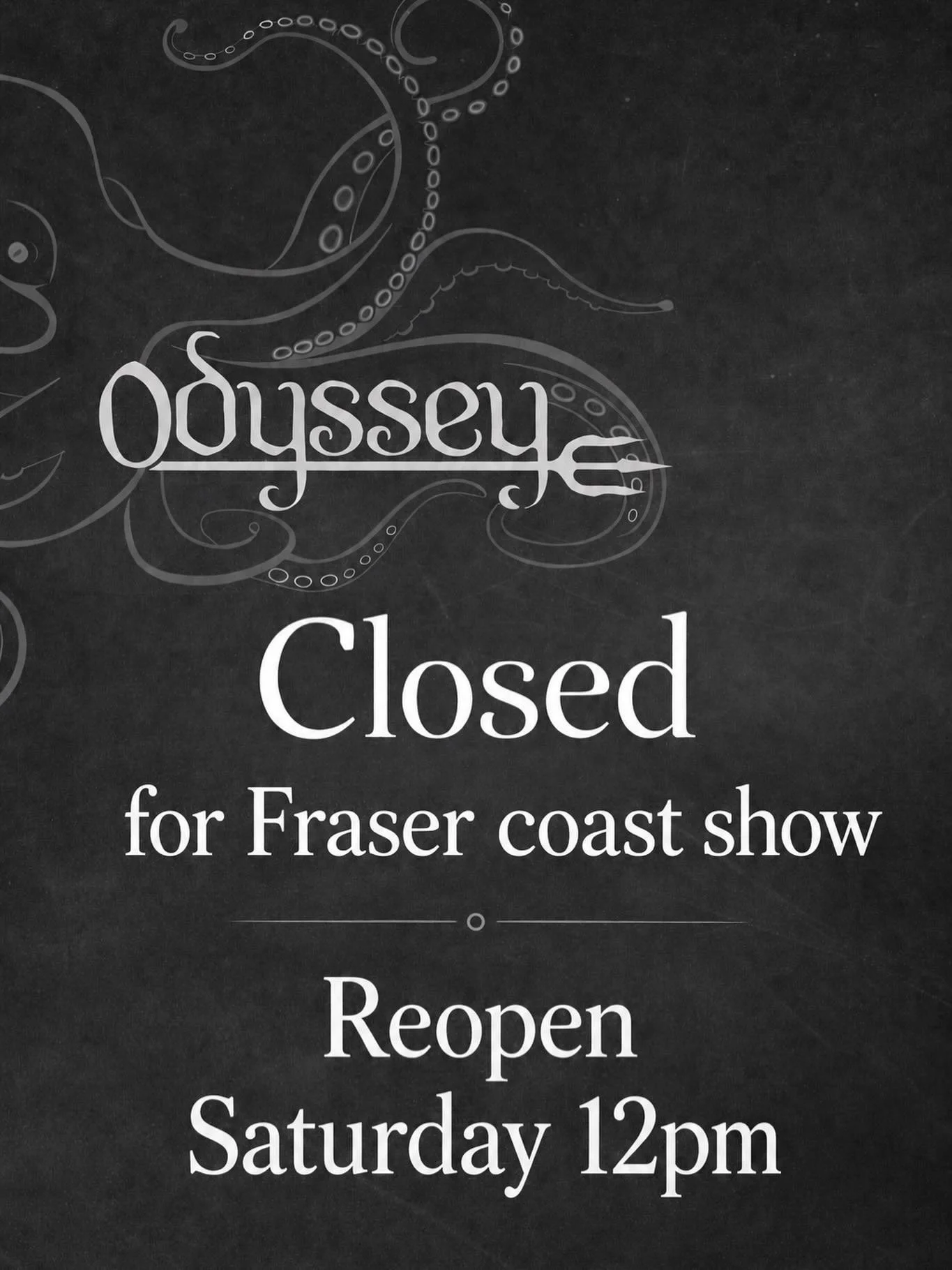 The bistro is closed today due to the Fraser coast show. Reopen Saturday 23rd 12pm just in time for shuck it Saturday 🦪
