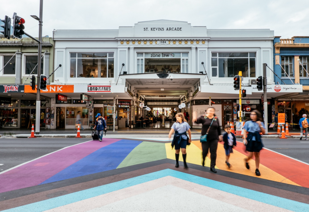 Karangahape Road Rainbow Crossing