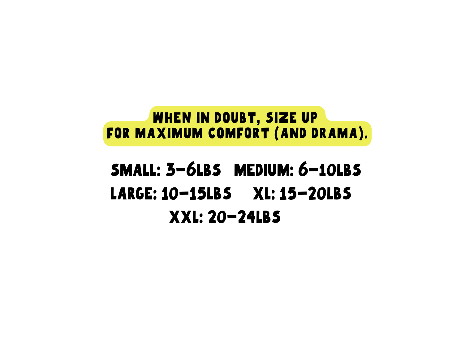 Size chart for denim, blue jean overalls for small dogs and cats, making a funny, unique gift for pet lovers.