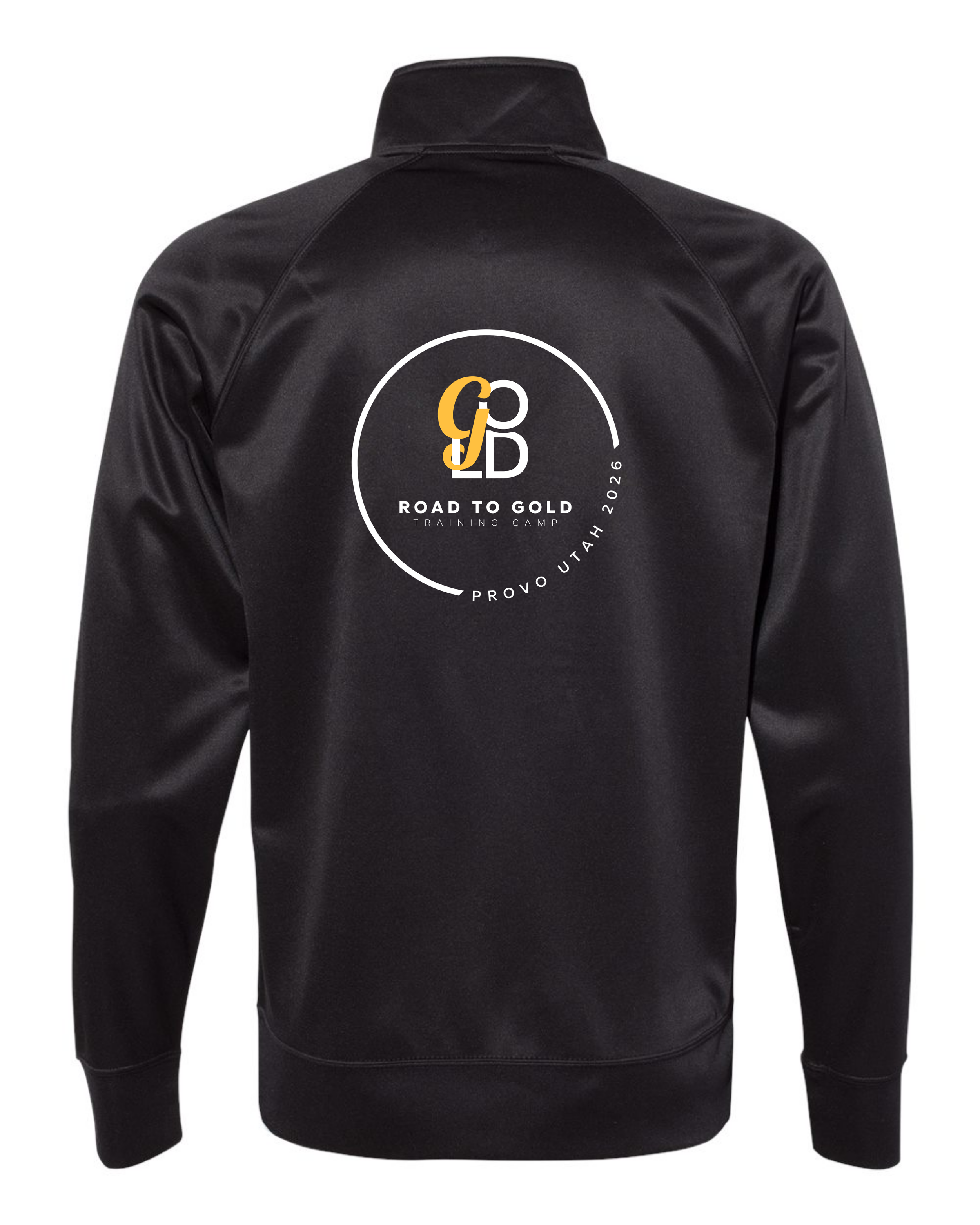 R2G Provo Mens Full Zip Jacket Black Back.png