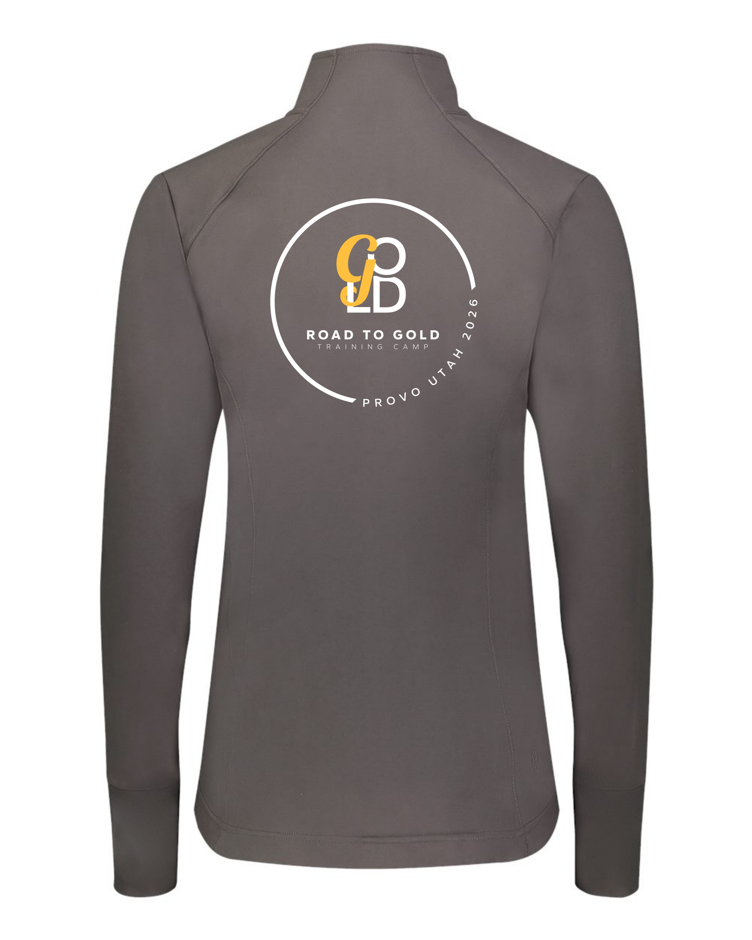 R2G Provo Ladies_Girls Full Zip Jacket Charcoal Back.png (Copy)