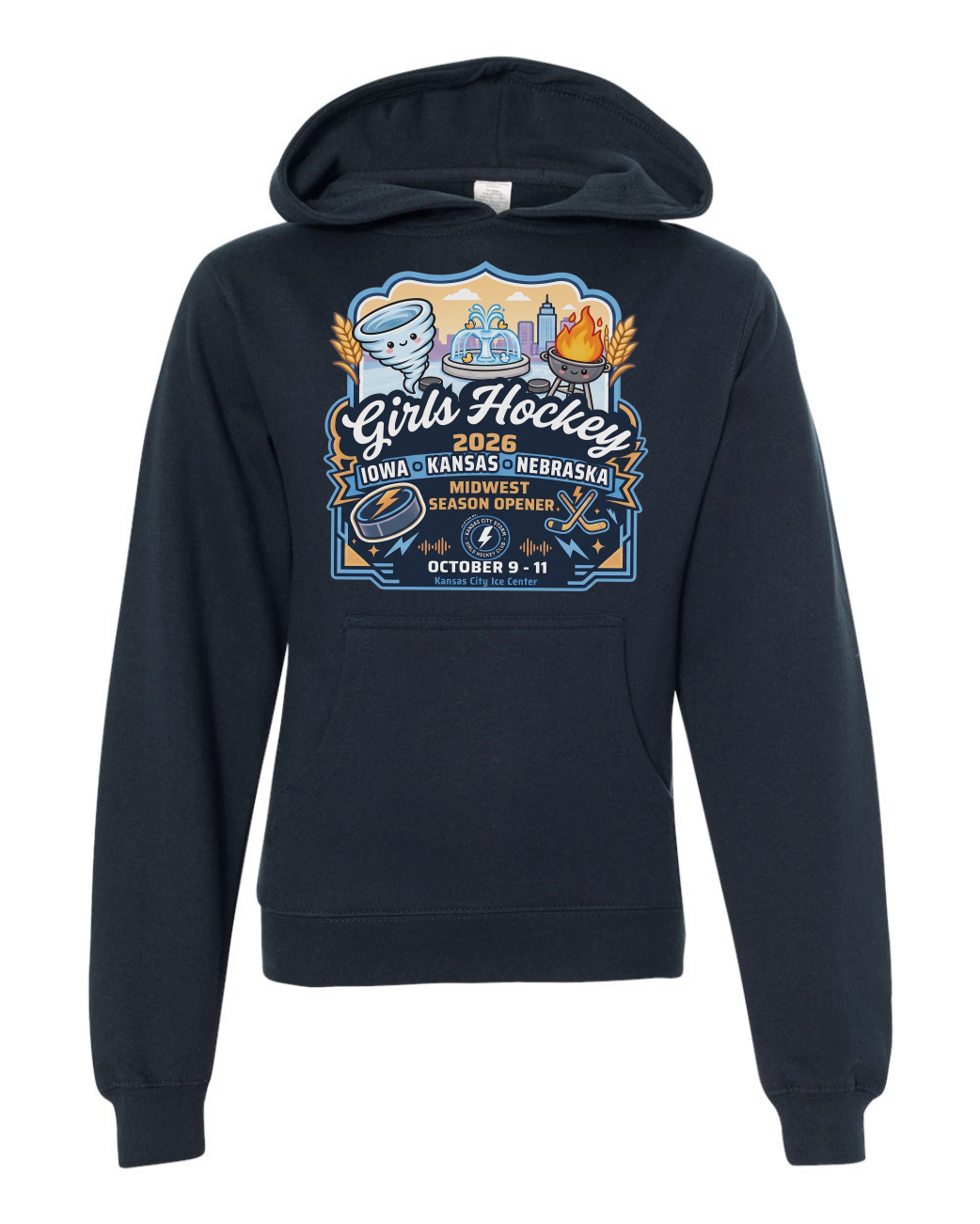 MGHL Youth Hoodie Navy Front.png