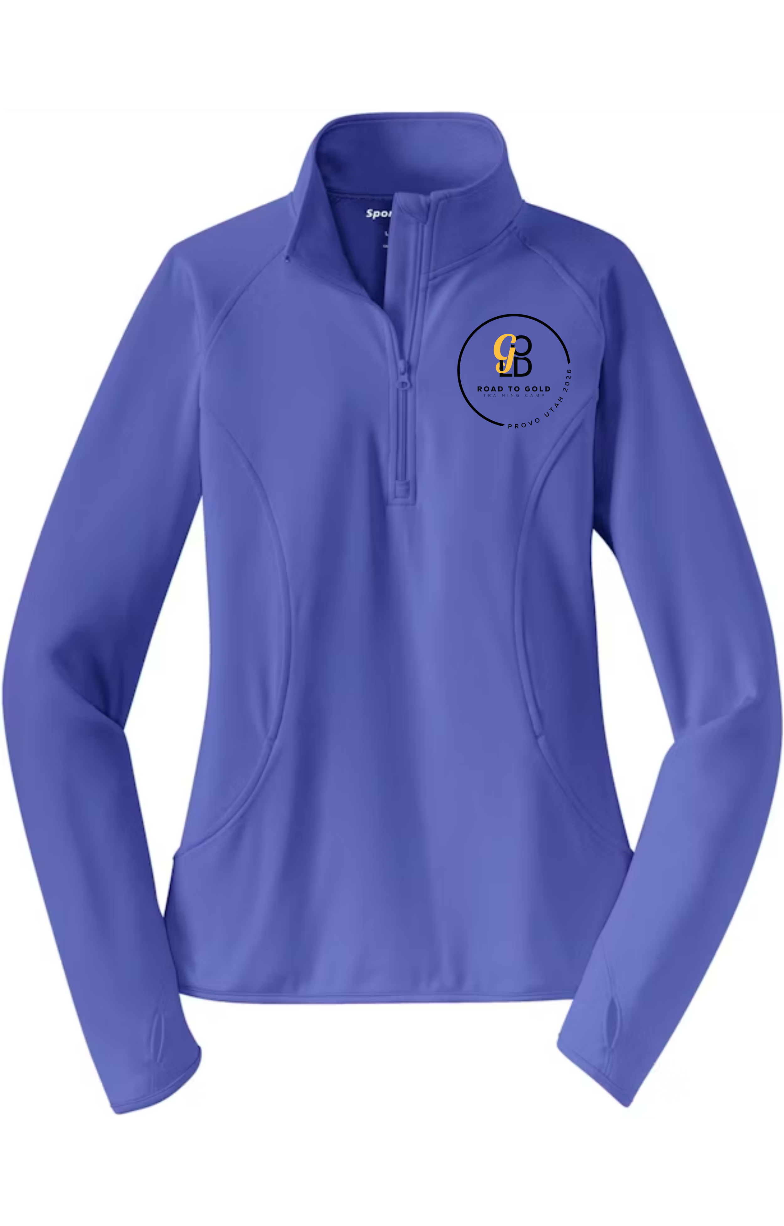 R2G Adult Ladies Quarter Zip Jacket