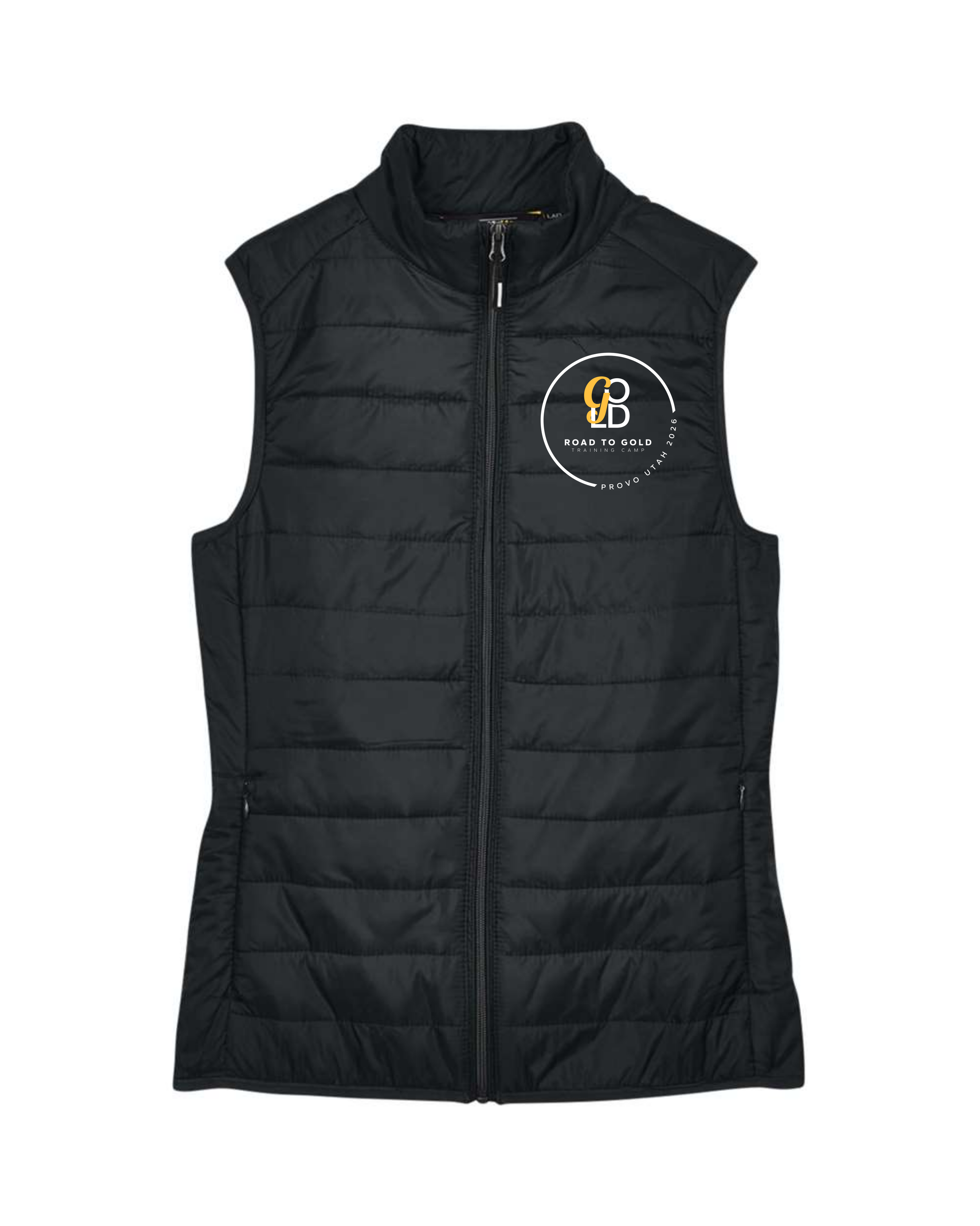 R2G Provo Adult Ladies Puffer Vest Front.png