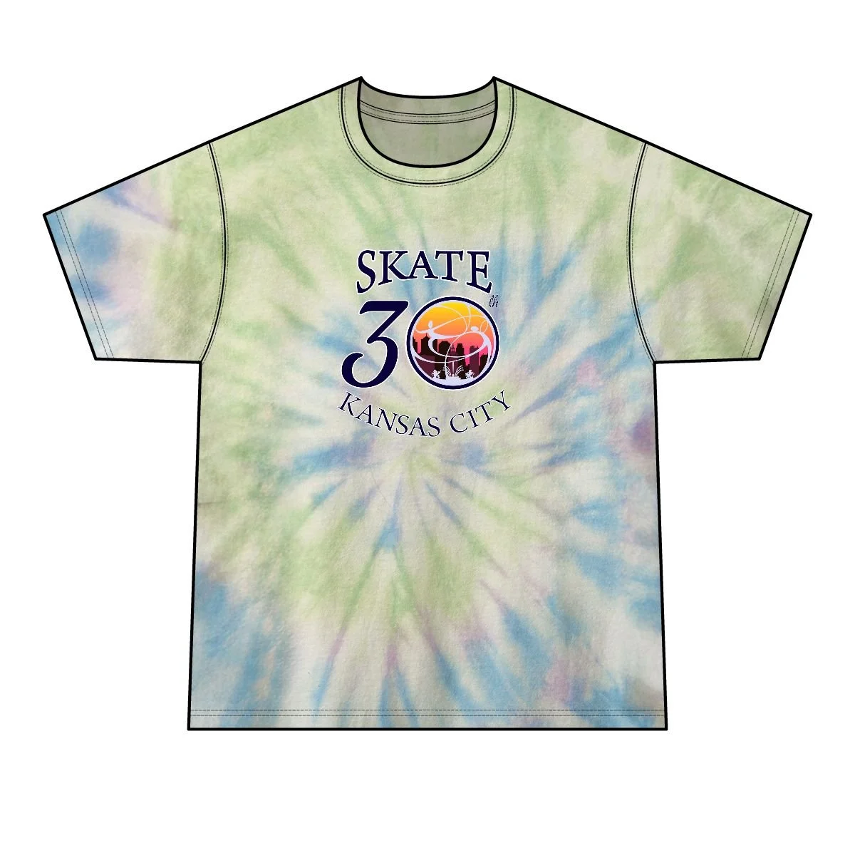 SKKC 2026 Adult Tie-Dye Tee Watercolor Sport.jpg
