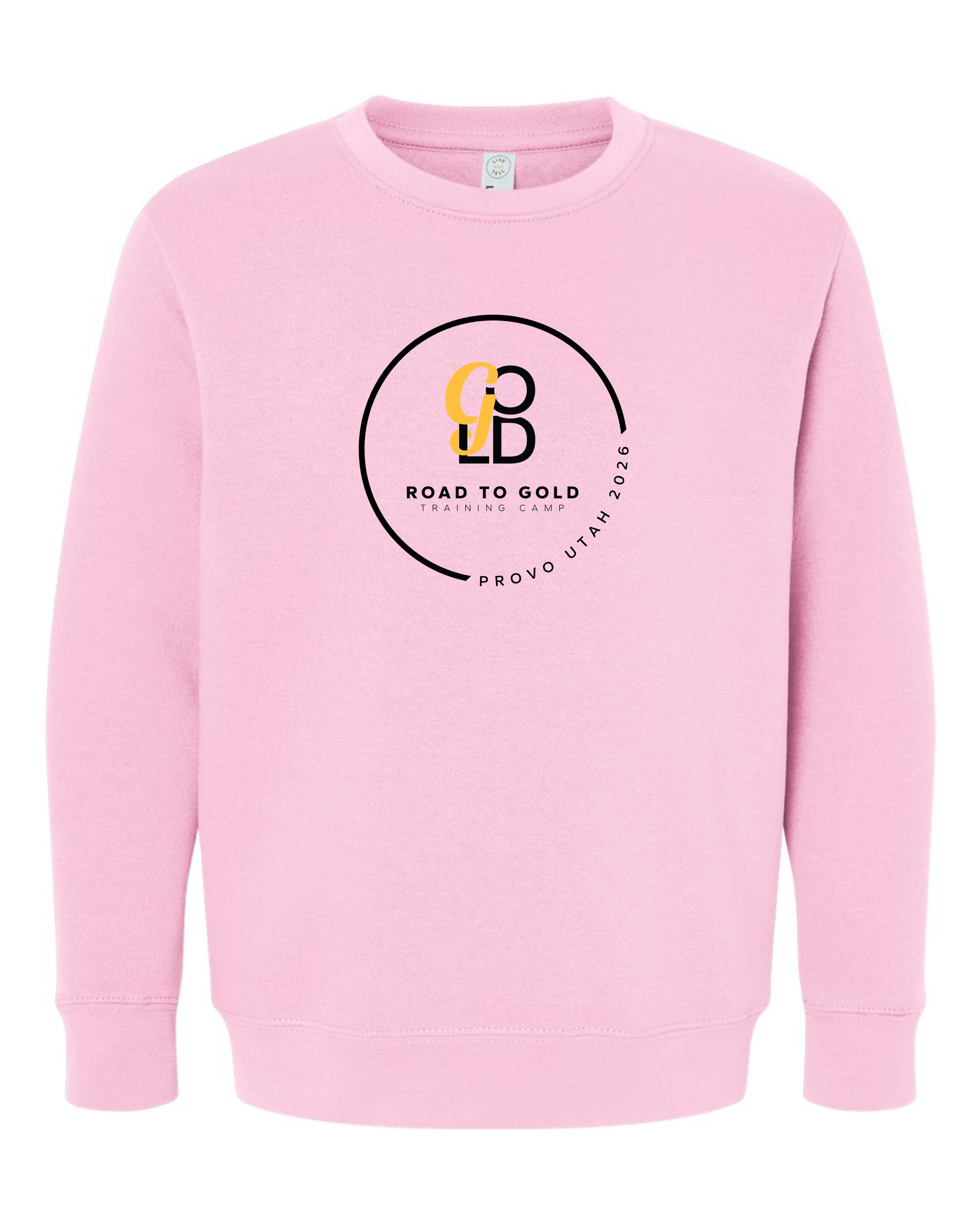 R2G Provo Youth Unisex Crewneck Pink.png