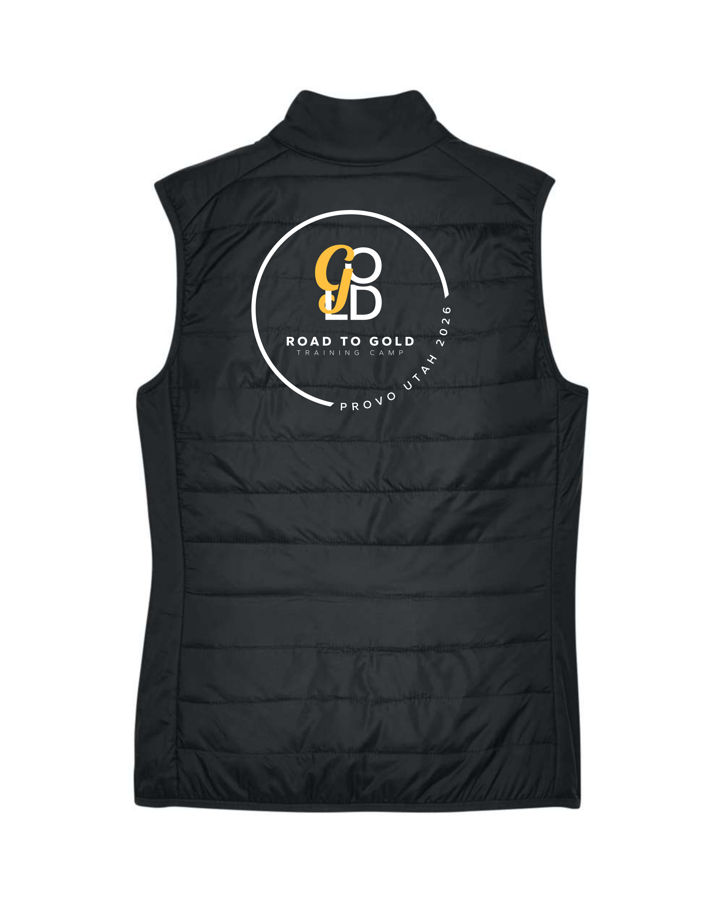R2G Provo Adult Ladies Puffer Vest Back.png
