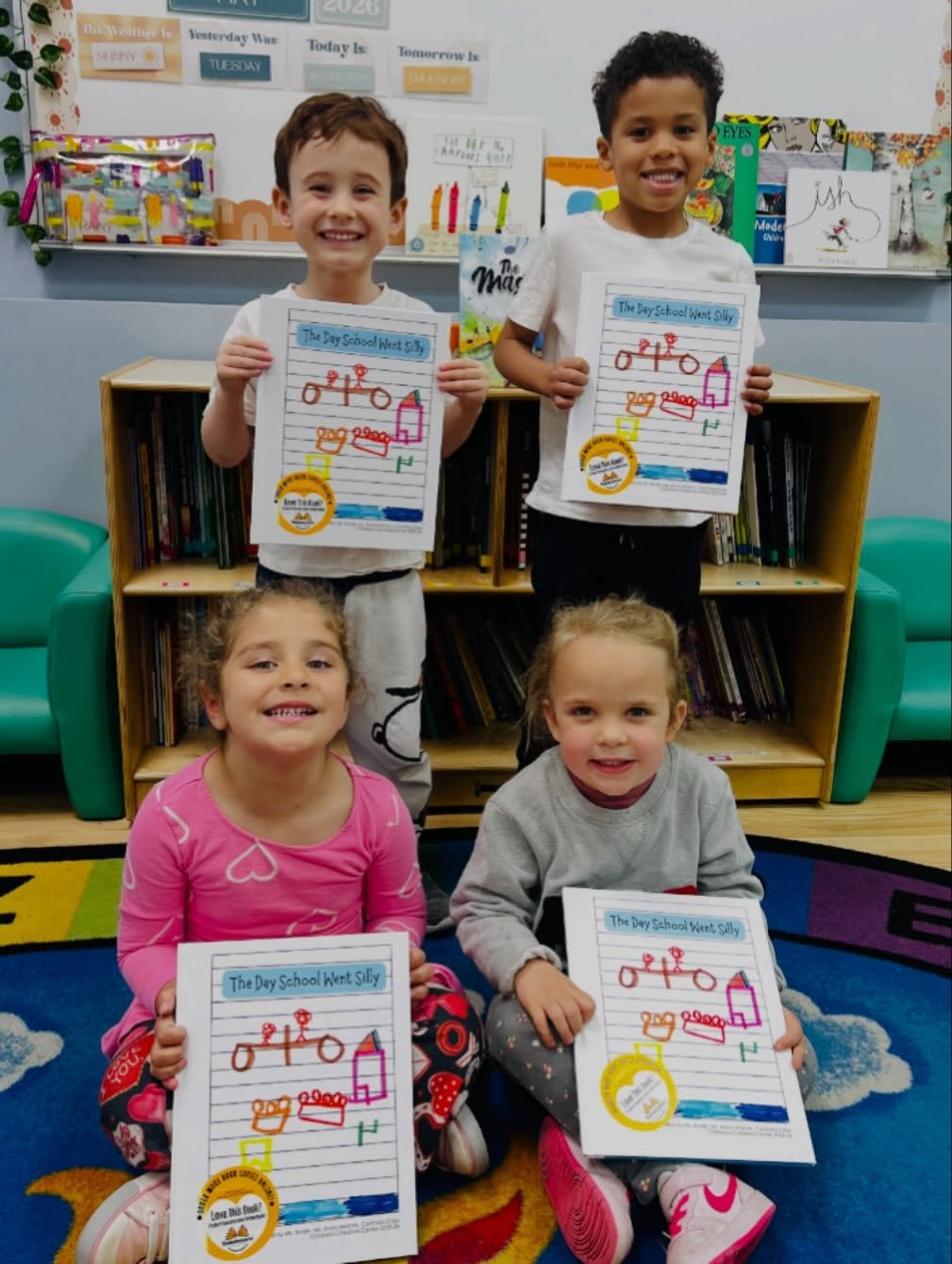 Congratulations to our Pre-K class for writing, illustrating and publishing their book &ldquo;The Day School Went Silly!&rdquo; as part of their journey exploring professions! 📚👏🏻 Amazing work! 

#proudauthors @studentreasures_publishing #proudaut