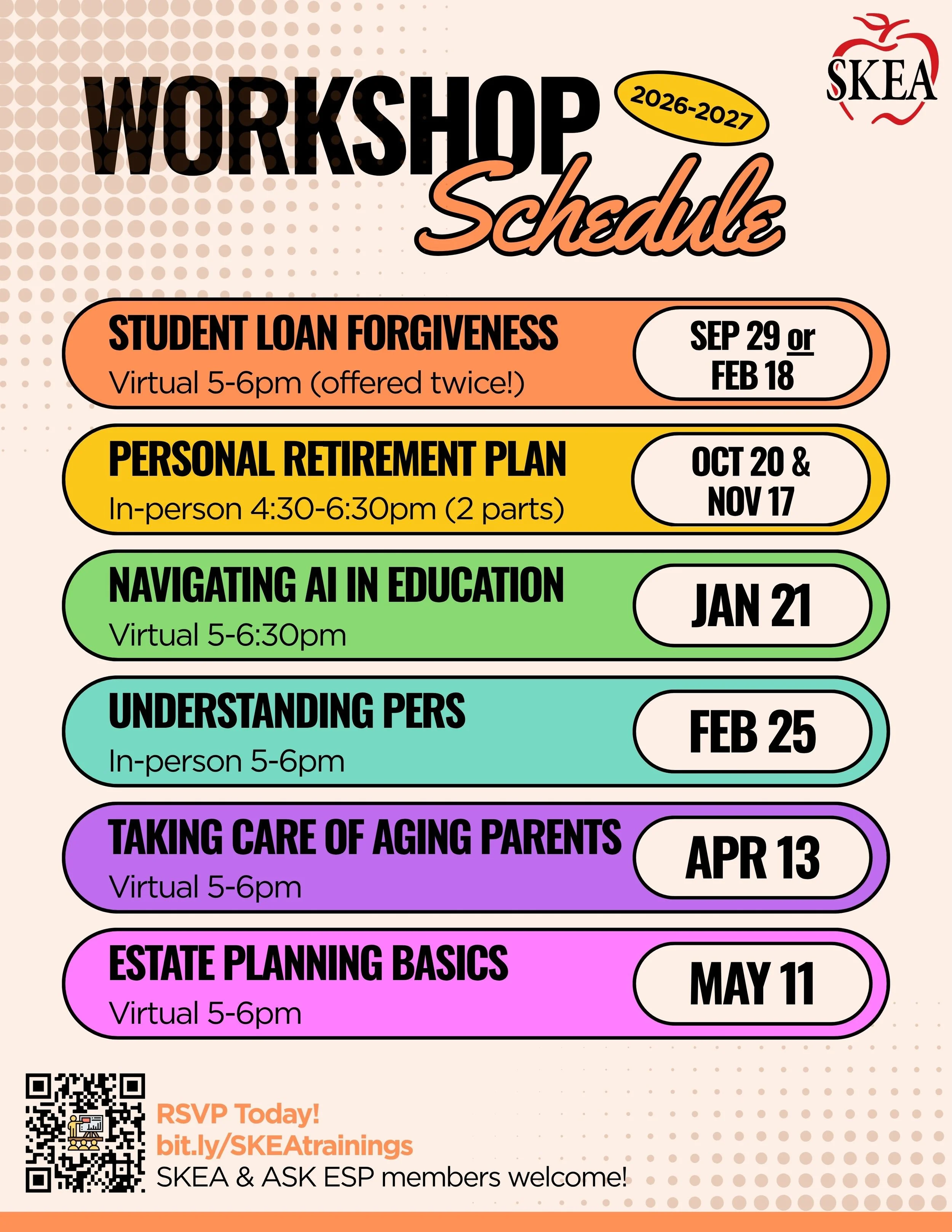 IPD Workshops Offered