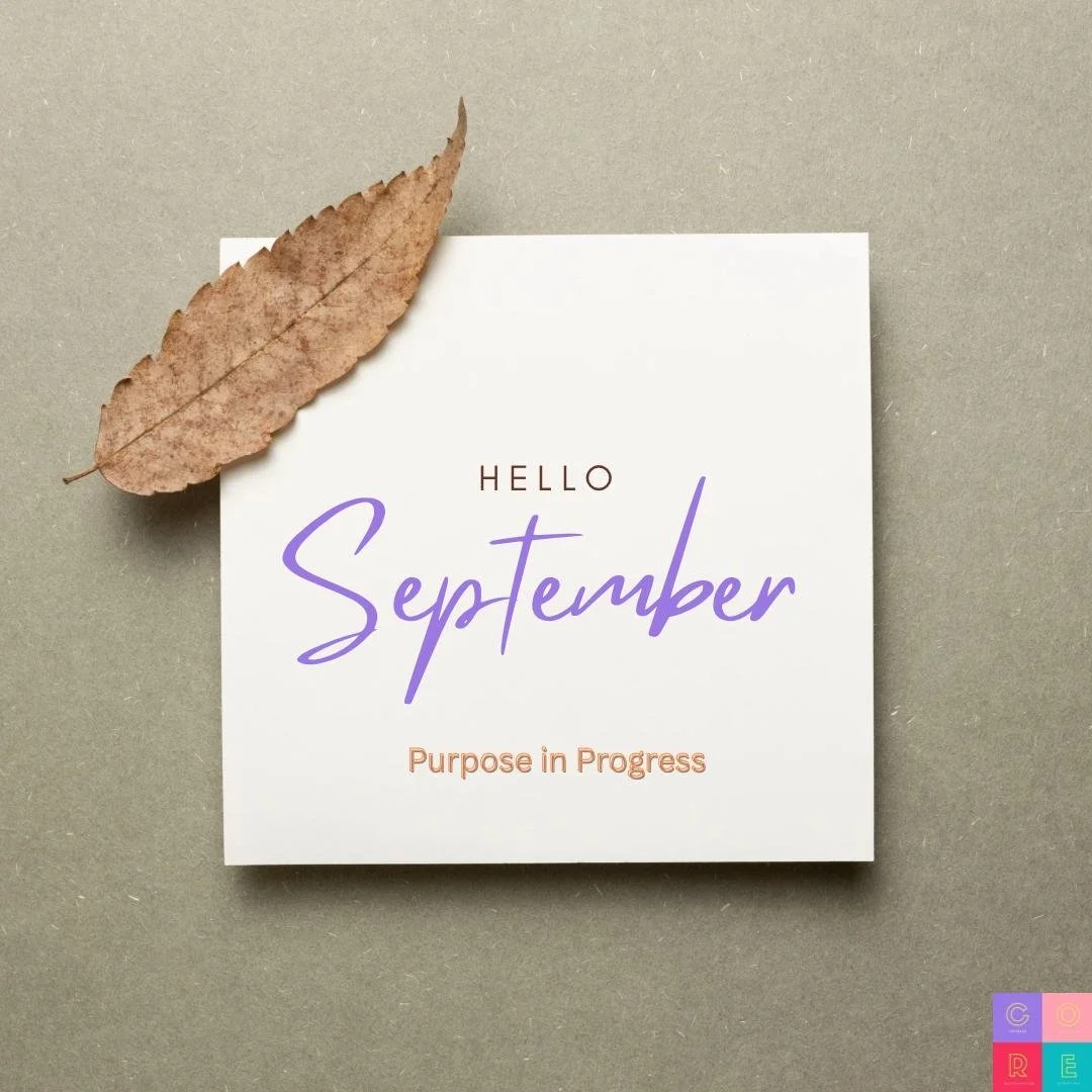 You don&rsquo;t have to have it all figured out to be walking in purpose.

Sometimes purpose doesn&rsquo;t look like a polished plan &mdash; it looks like showing up with what you&rsquo;ve got, even if it feels small, messy, or uncertain.

This month