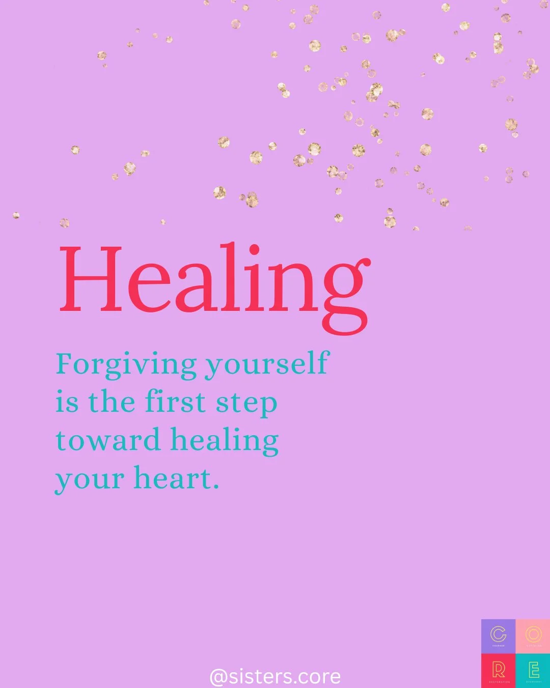 Healing starts from within. 

Forgiving yourself is not always easy, but it&rsquo;s the most powerful step toward emotional freedom. 

We often carry the weight of past mistakes, guilt, and shame&mdash;believing they define us. But true healing begin