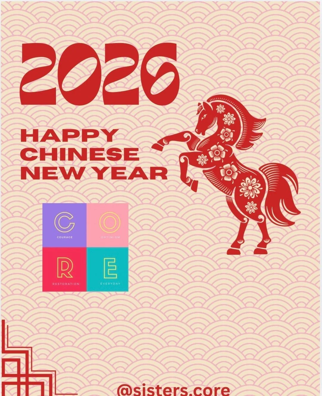 ✨ Happy Chinese New Year to our incredible CORE sisters around the world! 🎉🎆 

May this new year bring you abundance, joy, and strength as we continue to grow together. 

From all of us at CORE, we&rsquo;re grateful for each of you and the power we