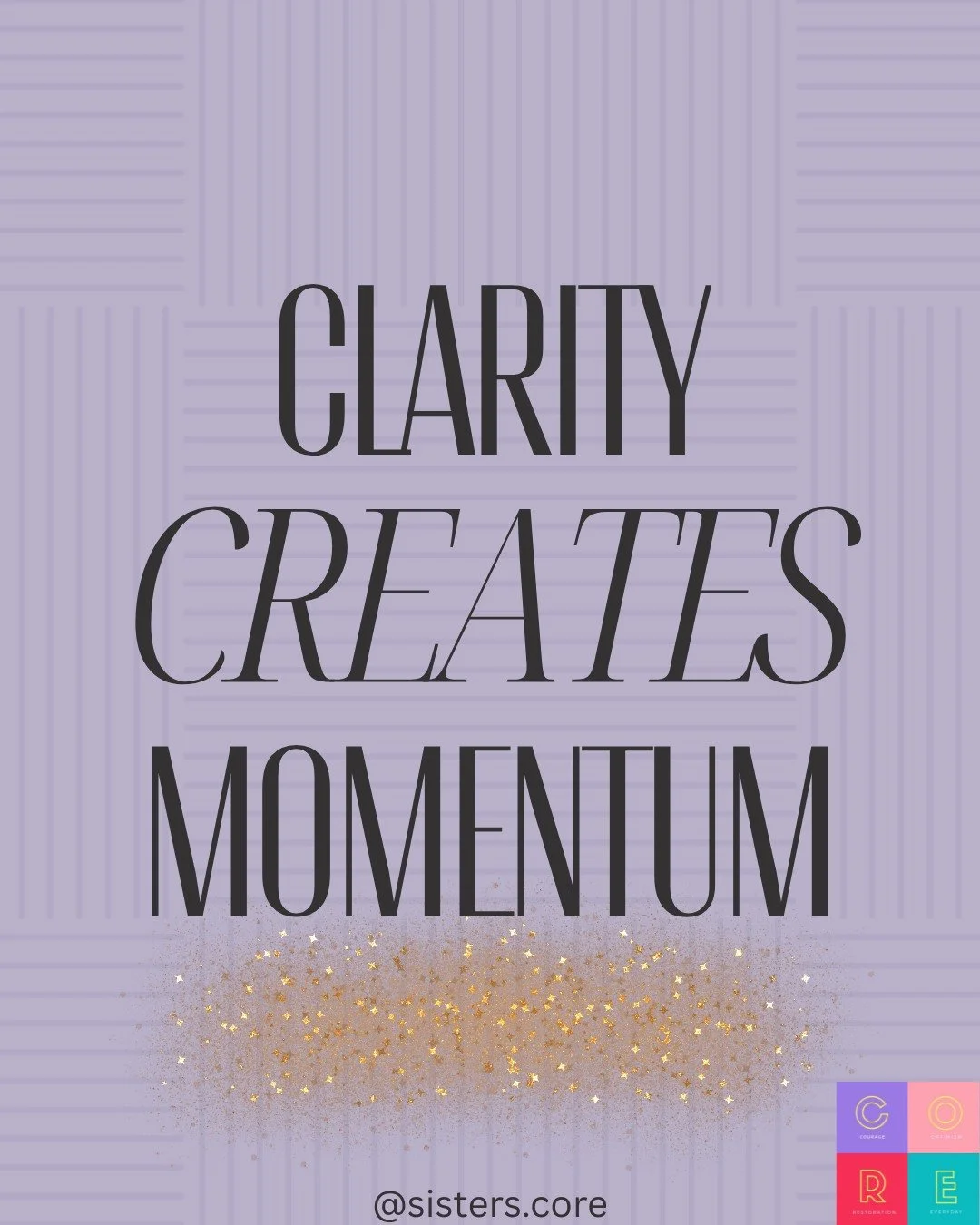 Clarity creates momentum. When we gain clarity on our goals and purpose, it ignites the energy to move forward with intention. 💡🌿 

Let&rsquo;s embrace the power of clear vision and purposeful action to create the momentum we need in 2026.

What&rs