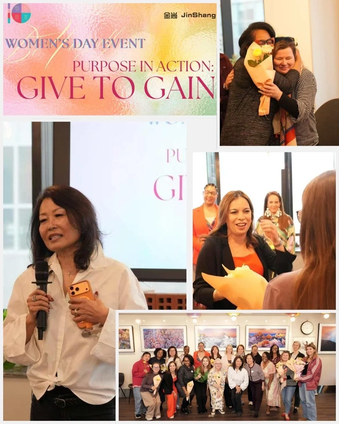 At our event, Purpose in Action: Give to Gain, this past weekend 🤍

The room was filled with open hearts, real conversations, and the kind of connection you don&rsquo;t forget.

It looked like warm hugs and new introductions.
It felt like vulnerabil