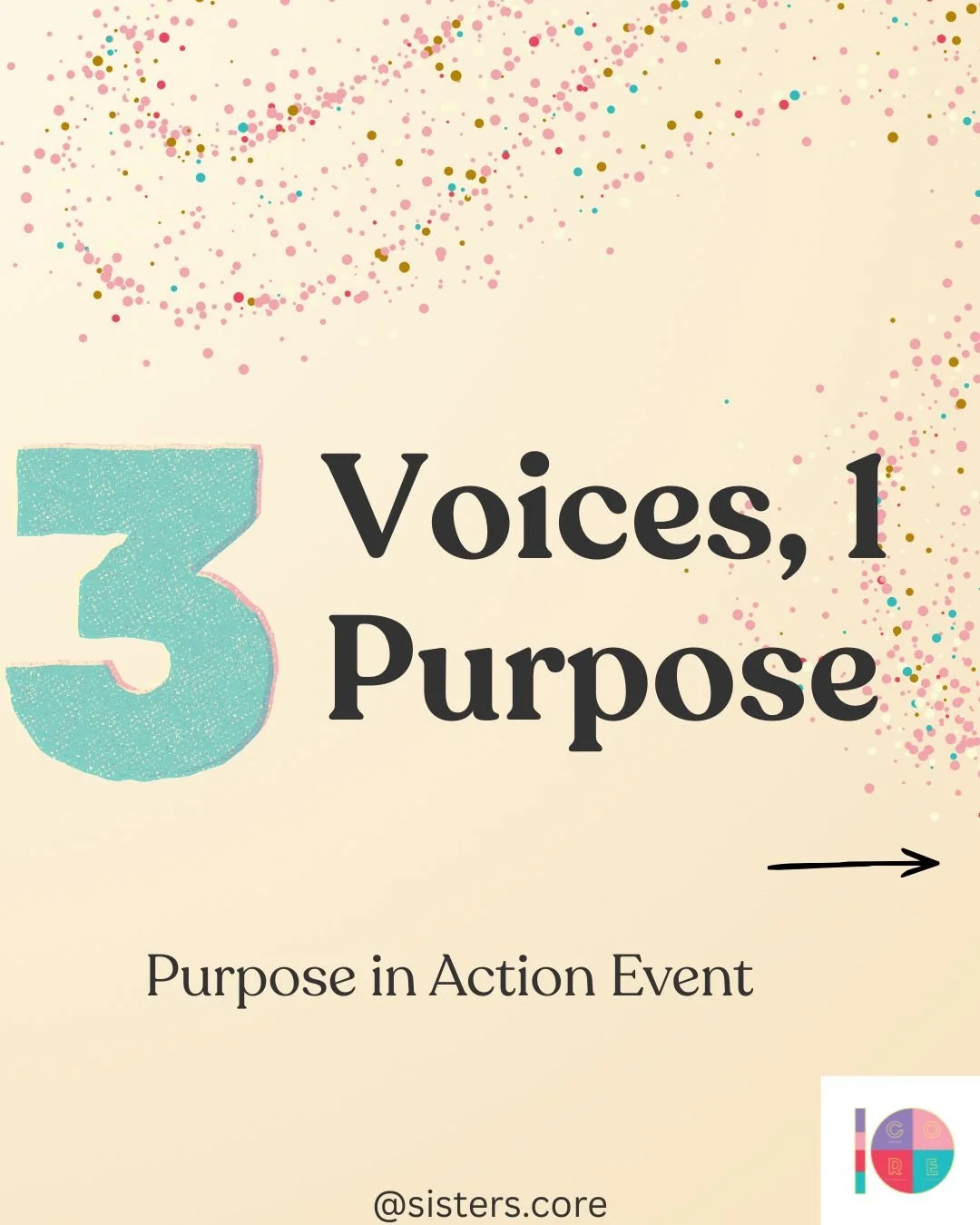 3 voices, 1 purpose 🤍

We came together for Purpose in Action in a space created with intention. A space where conversations go deeper, where stories are shared with honesty, and where growth feels tangible.

Khodani, Vero, and Su Chen each brought 