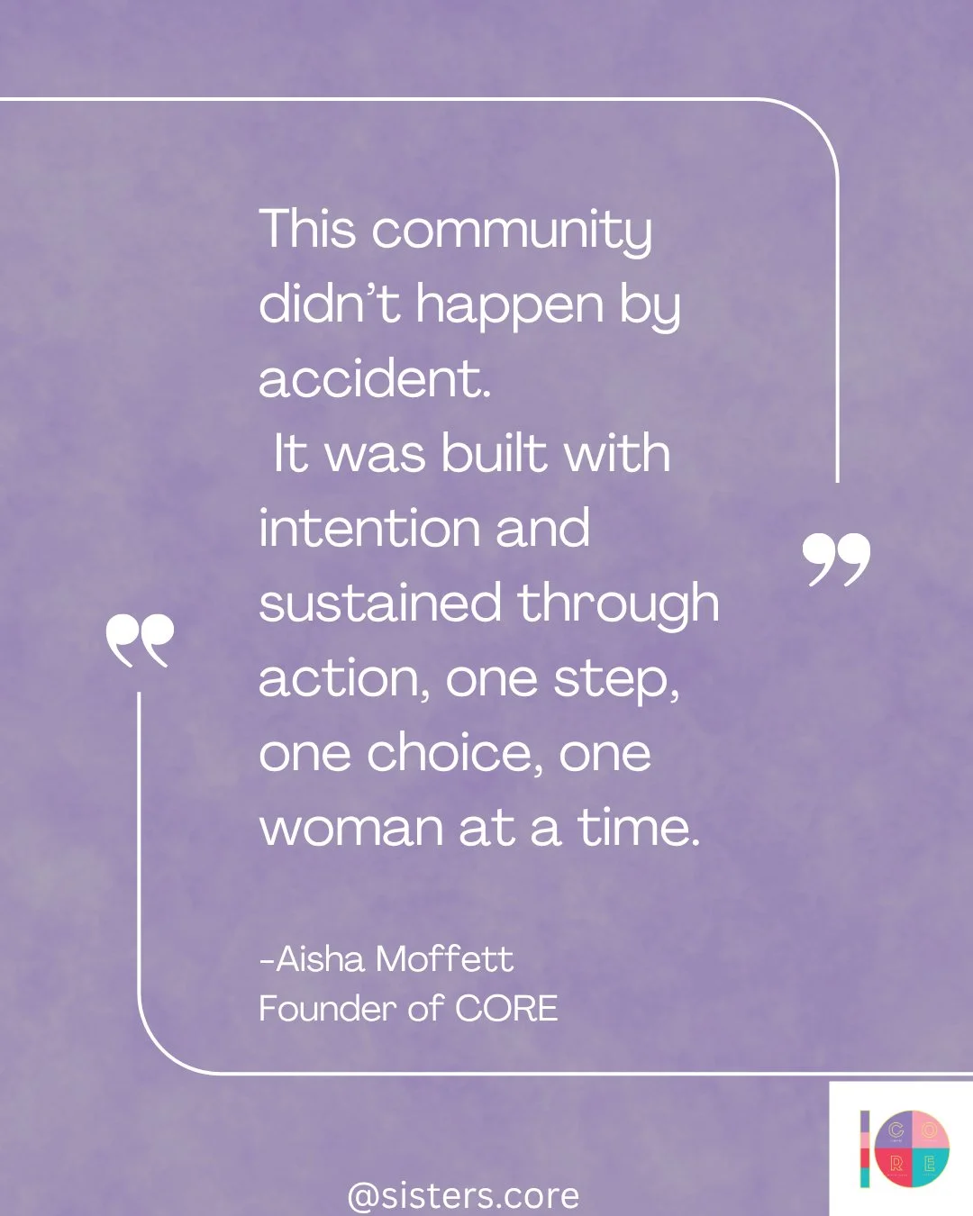 Ten years of CORE.

Ten years of women choosing growth.
Choosing themselves.
Choosing to become.

What started as a single idea has evolved into something so much bigger than one voice.

It became a community.
A sisterhood.
A movement built on intent