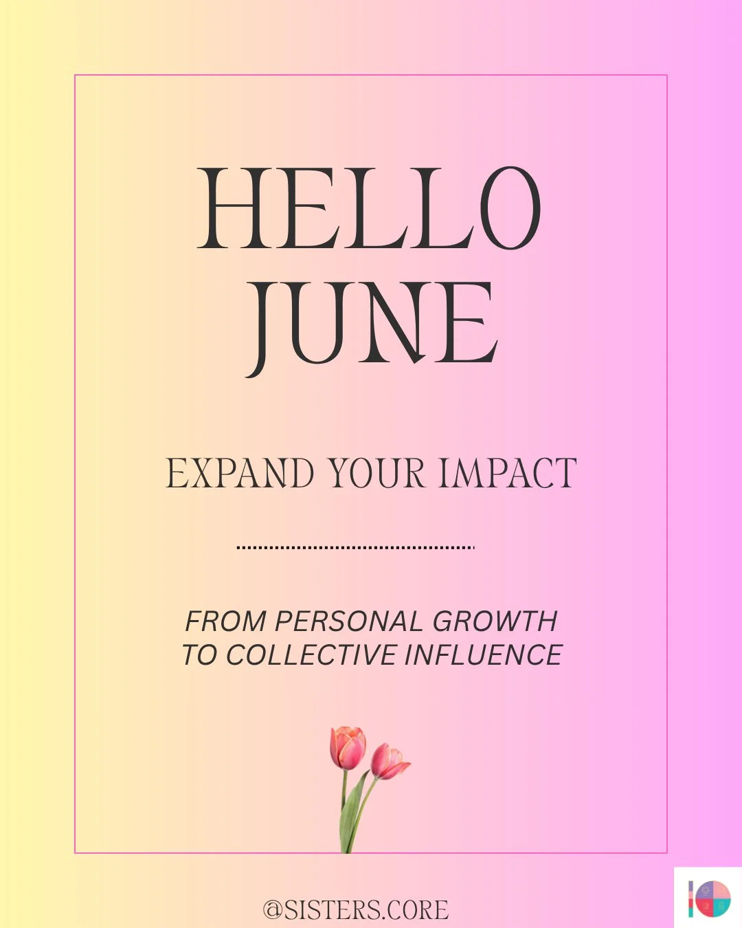 You&rsquo;ve done the work of becoming. Now the question is what that work is creating beyond you.

This month CORE sisters are about expanding your impact.

Not staying in the quiet space of personal growth, but allowing what you&rsquo;ve learned, h