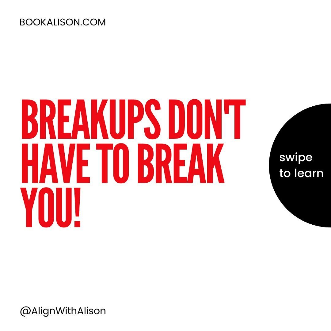 Break ups don&rsquo;t have to break you! 

Comment the word &ldquo;WIFE&rdquo; to join the &ldquo;Future Wives Club&rdquo;below to get access to resources to heal your heart and get back on the dating scene. 

See you there❣️