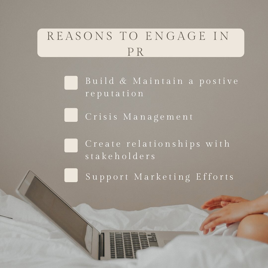 PR isn&rsquo;t just about building a postive reputation, it&rsquo;s about building meaningful relationships with stakeholders and maintaining them. 
.
.
#PRgoals #communication #communicationiskey