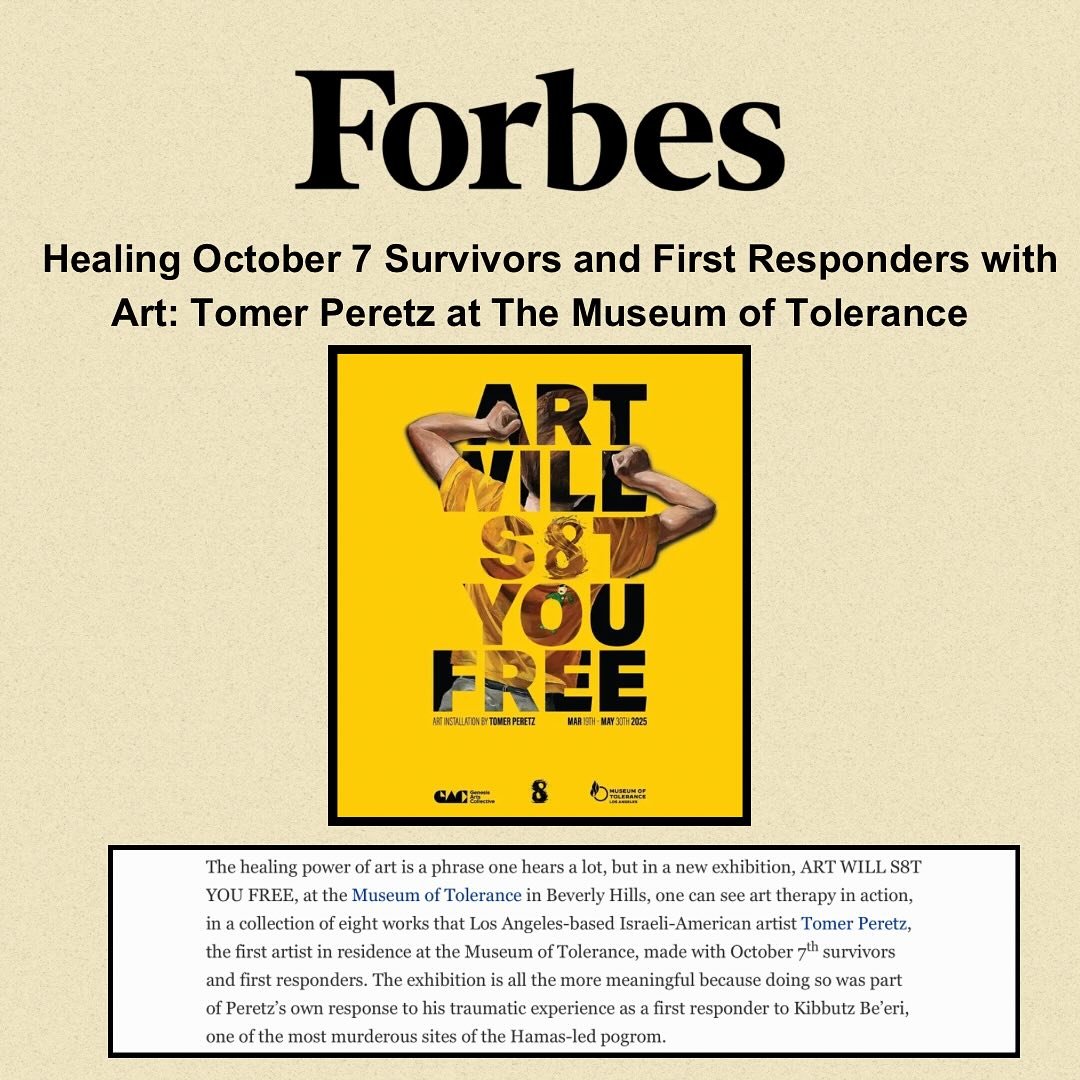 This feature beautifully captures just how art can help us heal through trauma, especially after witnessing the worst. &ldquo;ART WILL S8T YOU FREE&rdquo;  is more than just an exhibit, it&rsquo;s about post traumatic growth and resilience. The exhib