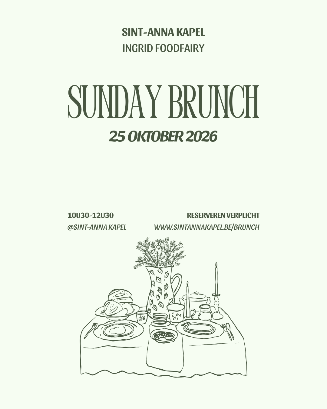 BRUNCH 25 oktober 