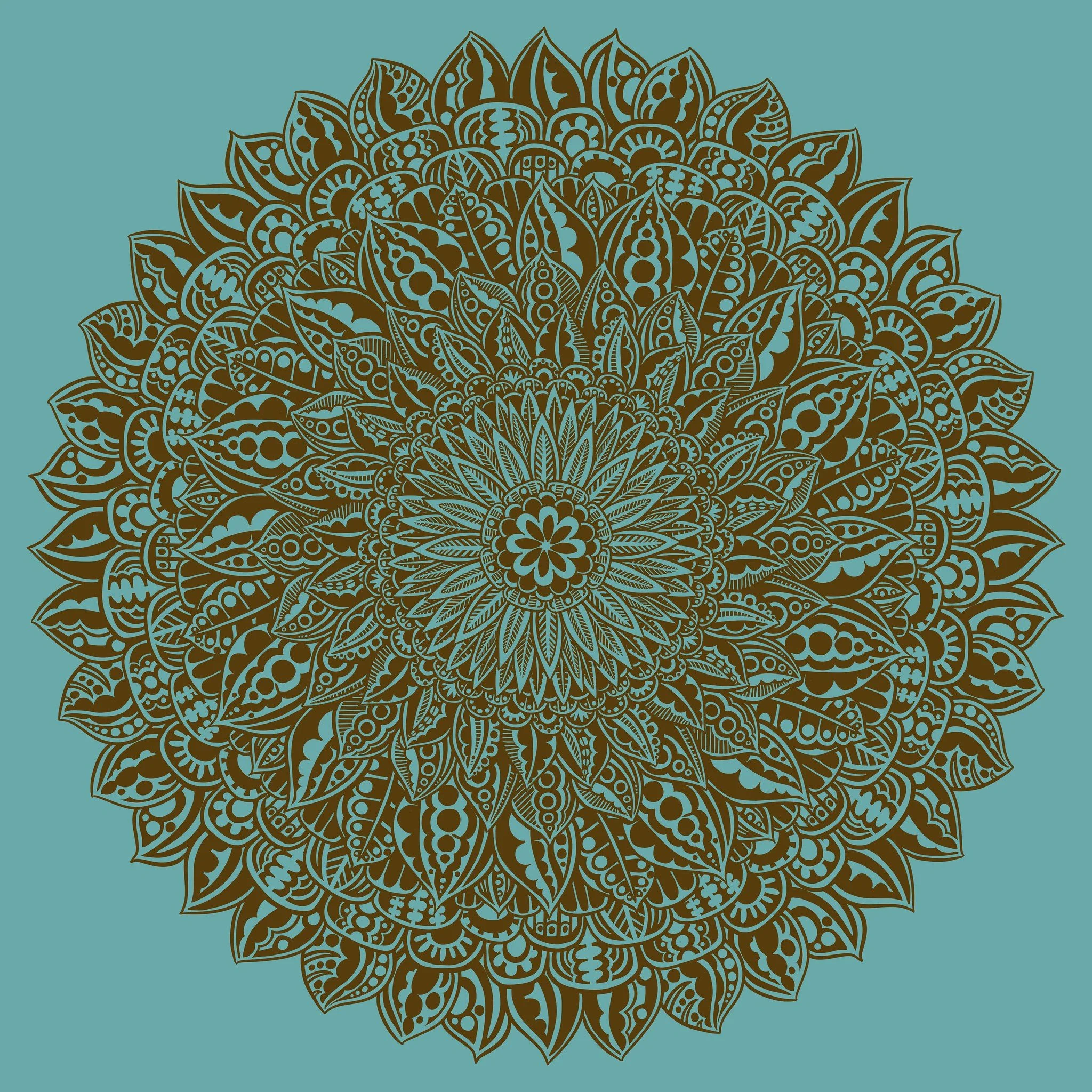 Radial flower
