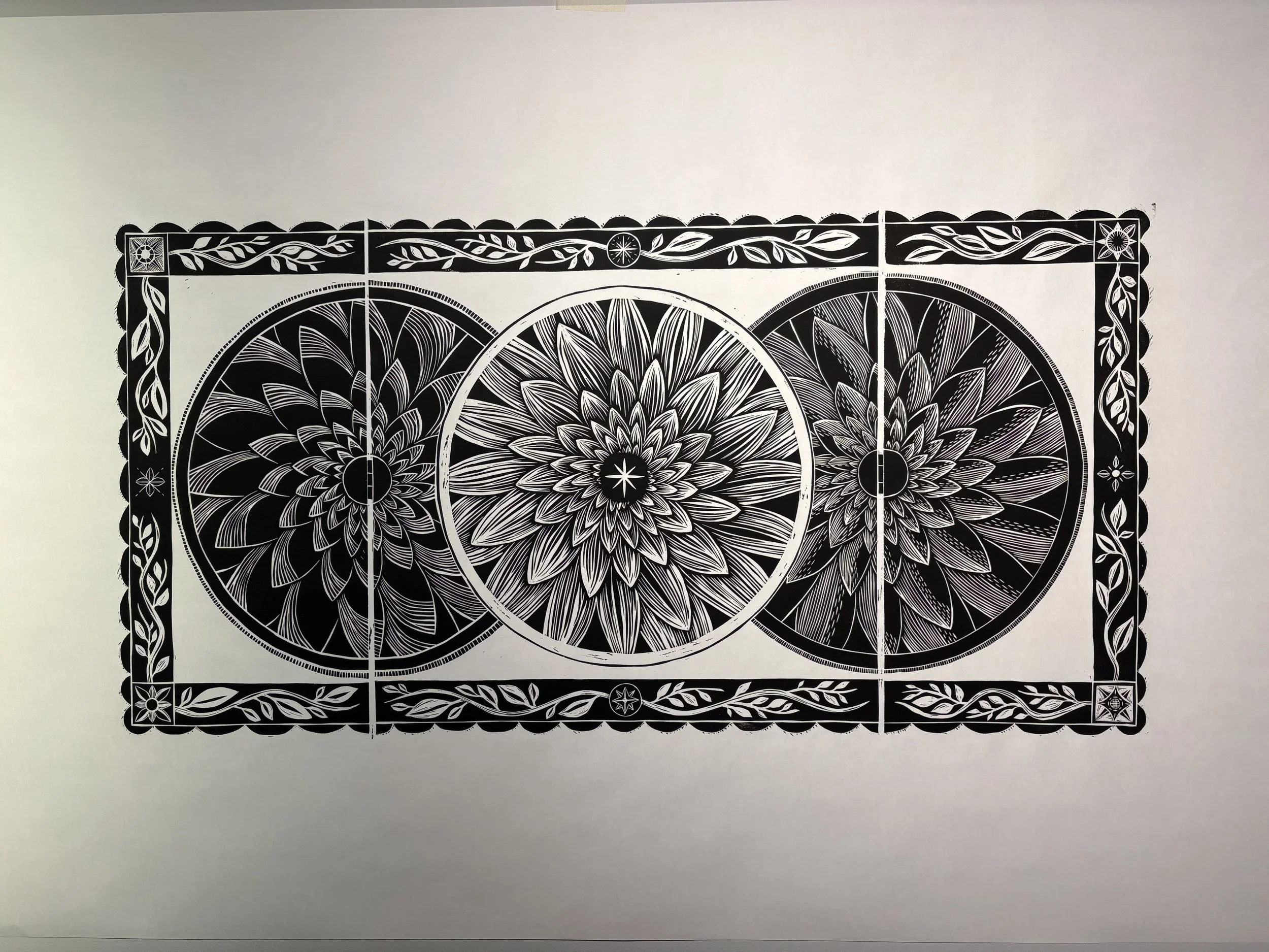 "Arvada Botanic"
Oil-based ink on paper
Cramer 4/3/2026