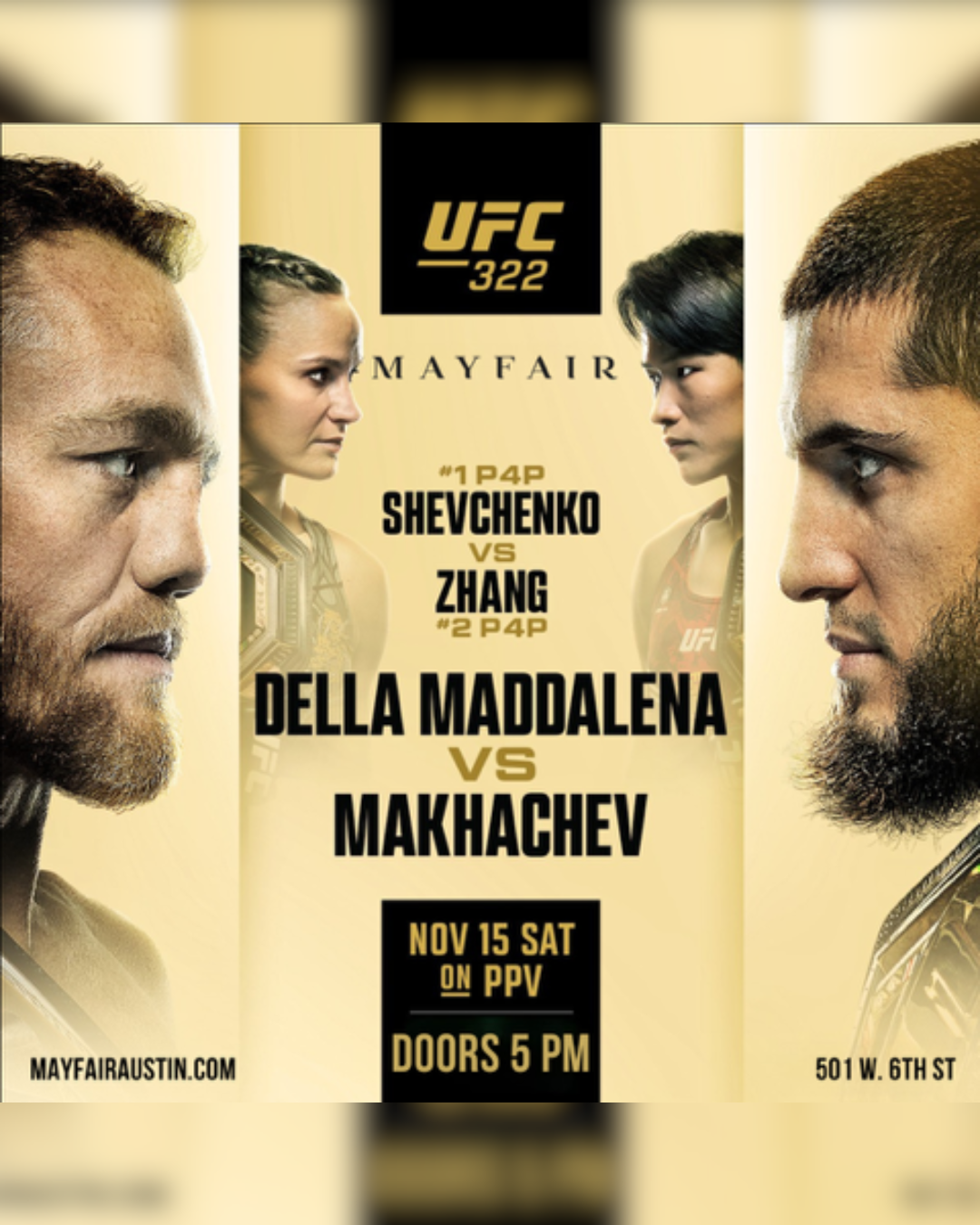 DELLA MADDALENA vs. MAKHACHEV