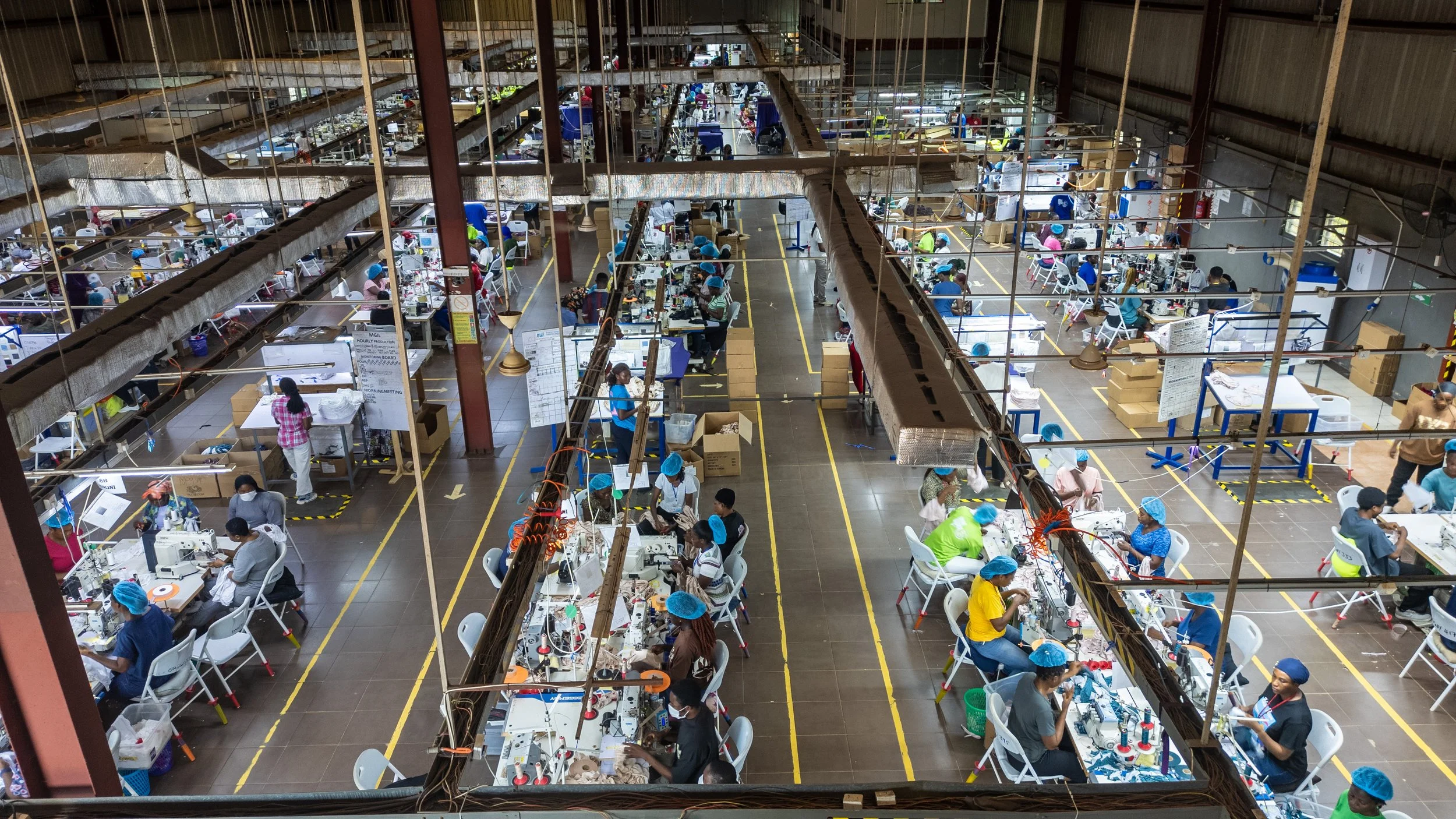 The current factory floor...
