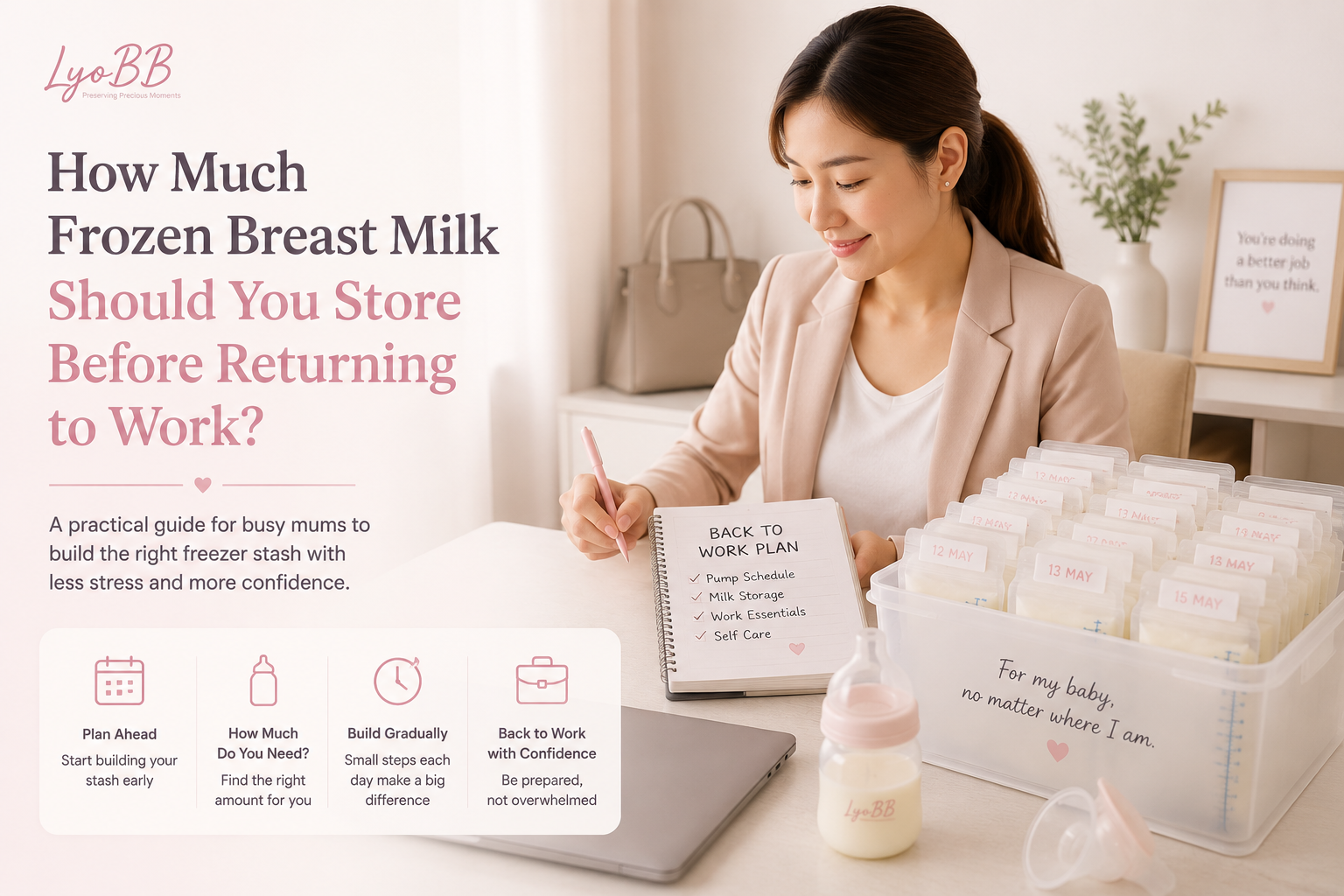 How Much Frozen Breast Milk Should You Store Before Returning to Work?