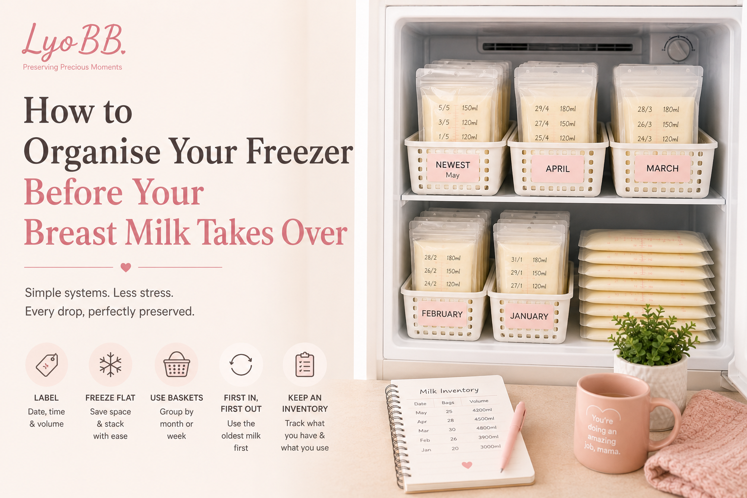 How to Organise Your Freezer Before Your Breast Milk Takes Over?