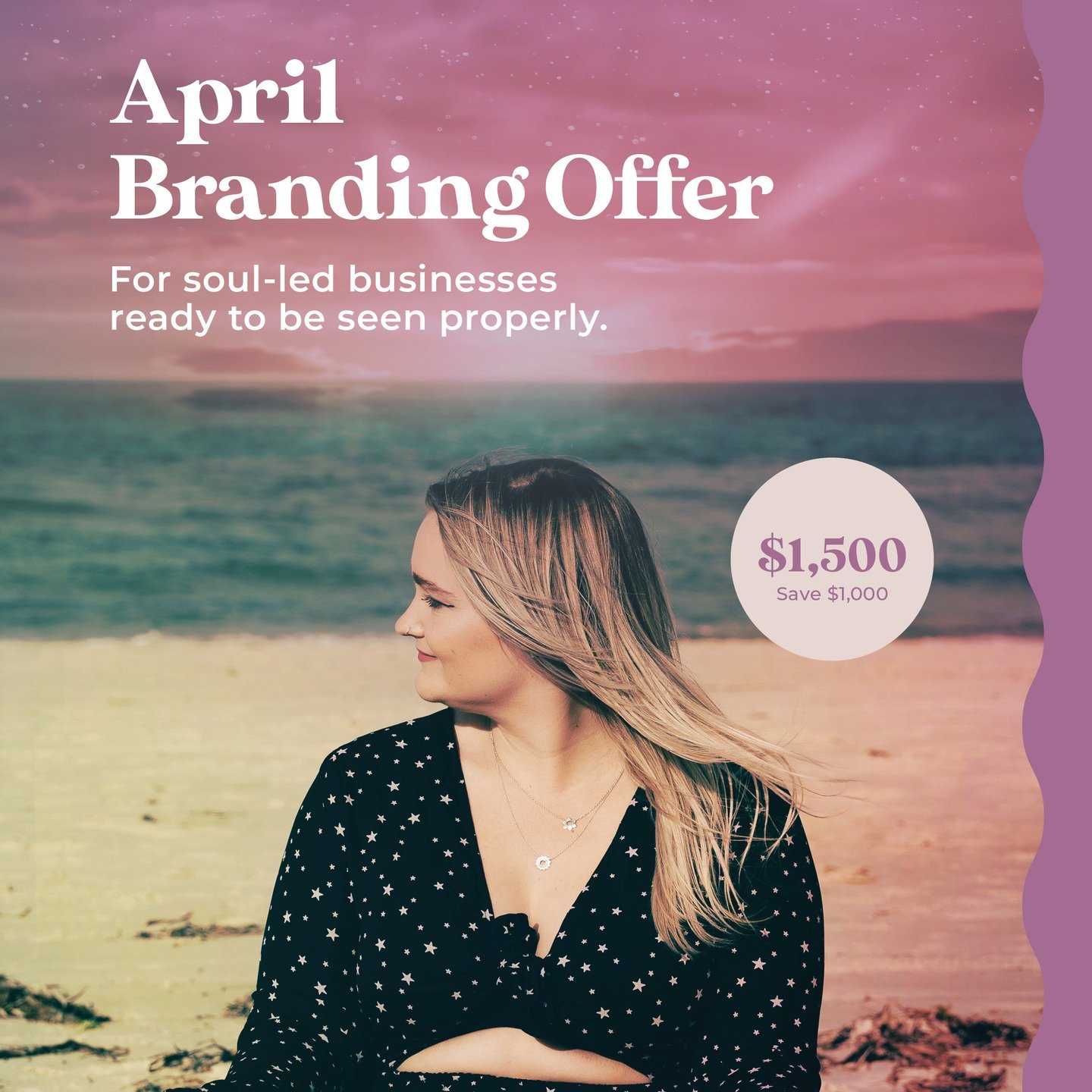 APRIL BRANDING OFFER - 1 SPOT 🪐
For the soul-led business owner who knows her work is powerful&hellip; but her brand isn&rsquo;t fully reflecting it yet. If you&rsquo;ve been feeling unclear, inconsistent, or struggling to bring your vision to life 