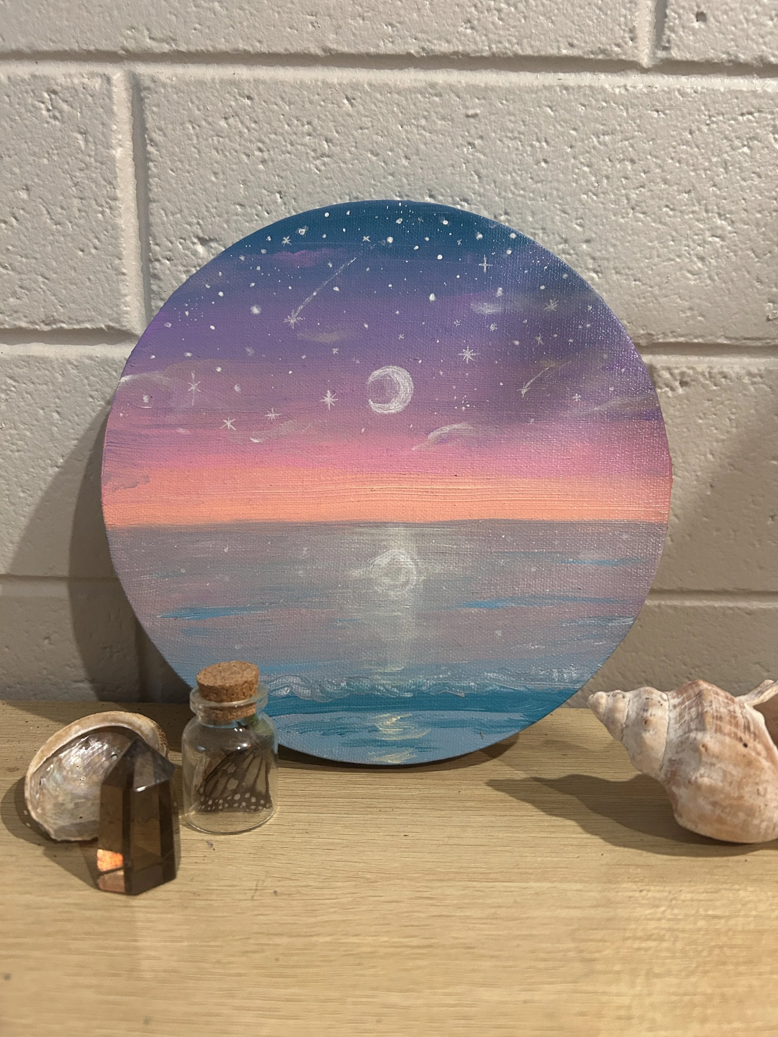 Celestial Drift Galaxy Canvas