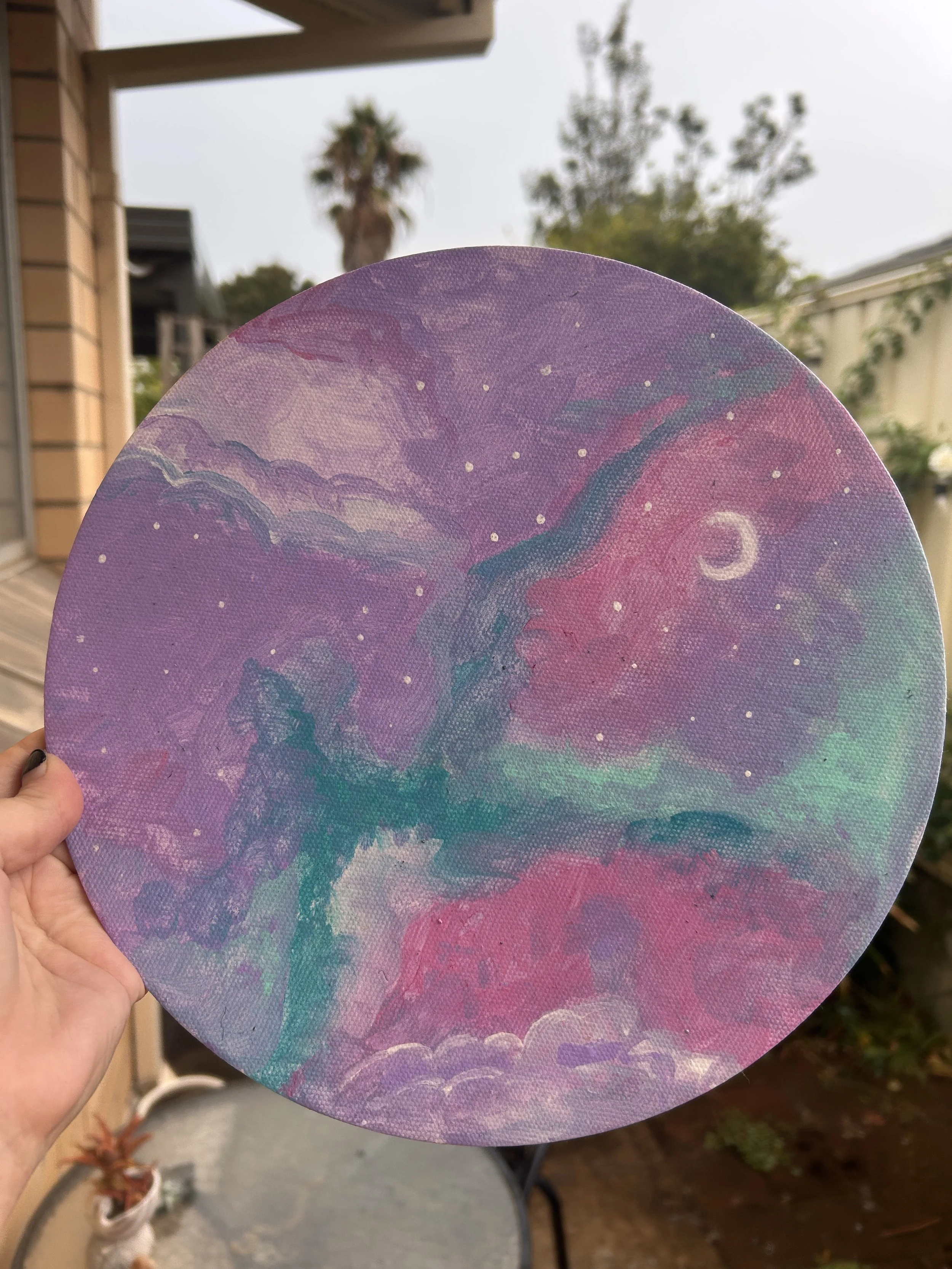 Virgo - Thin Moon Canvas (Copy)