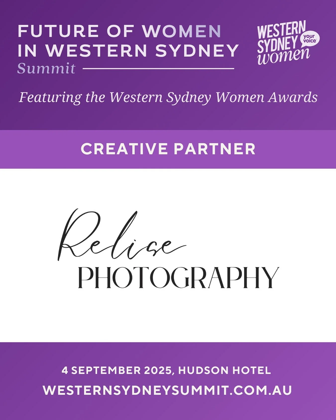 I&rsquo;m excited to be a creative partner at the Future of Women in Western Sydney Summit tomorrow! This year&rsquo;s summit has come around fast! 
.
As a woman in the Western Sydney area with a background in both STEM and the creative arts, I&rsquo