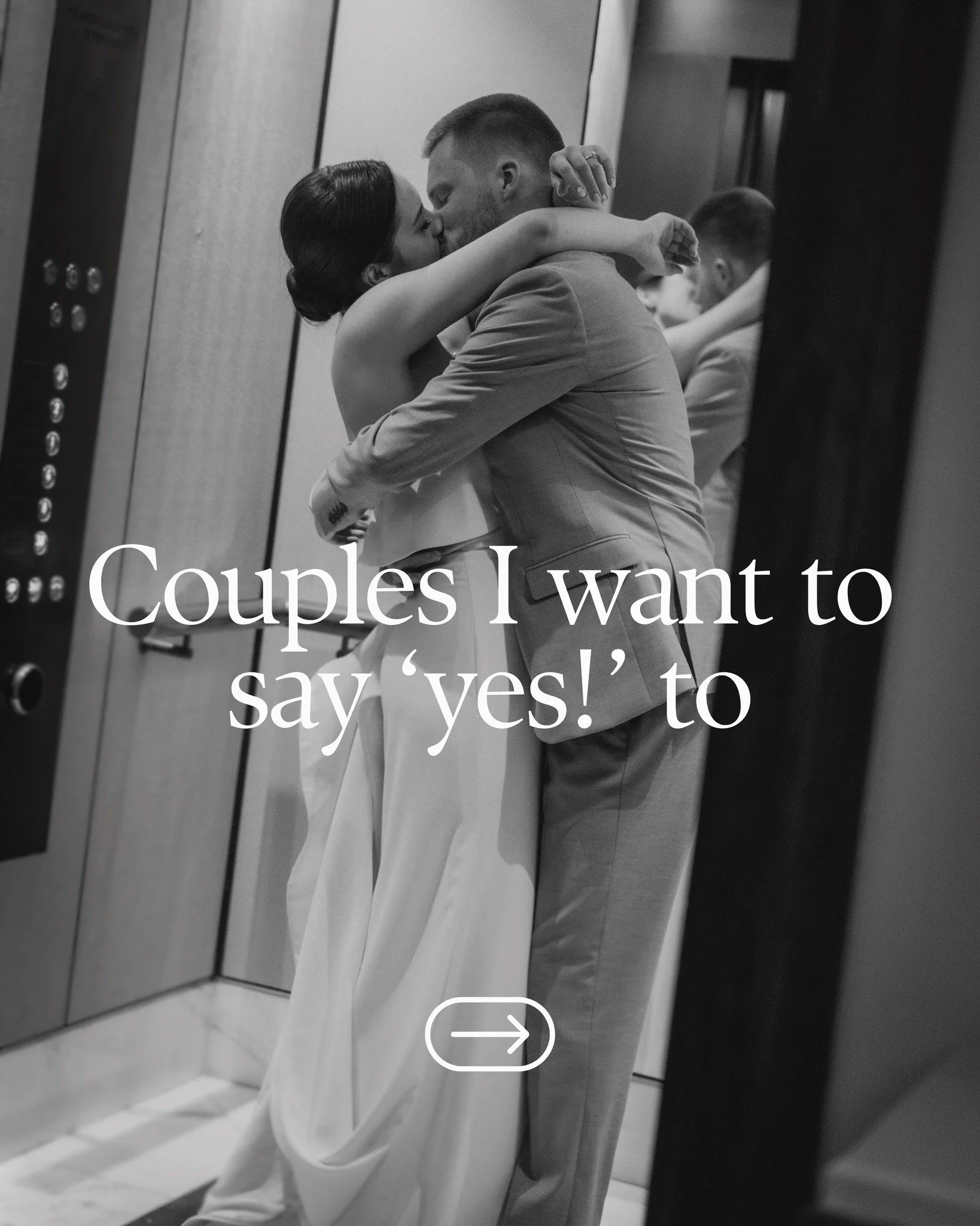 Couples I want to say 'yes!' to for weddings, elopements, engagements and portraits (and you might be surprised to see if this applies to you)

1) couples who aren't afraid of creativity &amp; chance 
2) couples who plan well and trust their vendors
