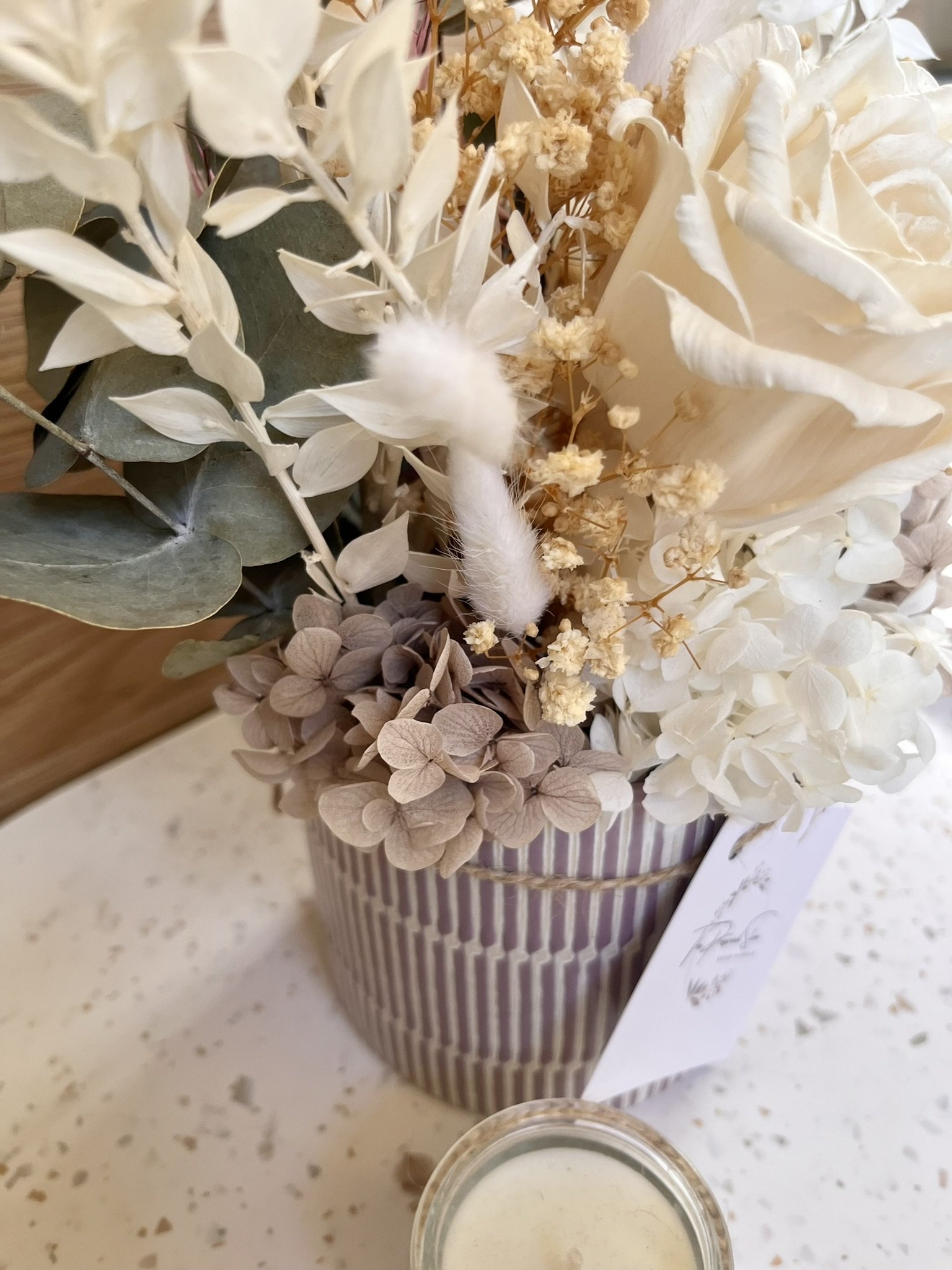 The Preserved Stem - Dried Flower Arrangement - Moderate - Lilac.JPEG