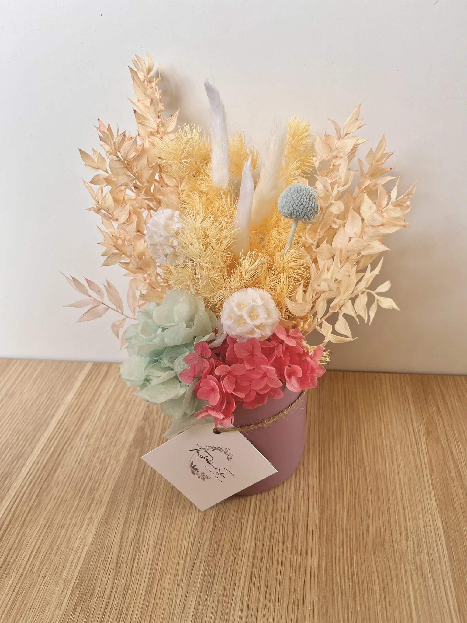 The Preserved Stem - Dried Flower Arrangement - Petite Unicorn.JPEG