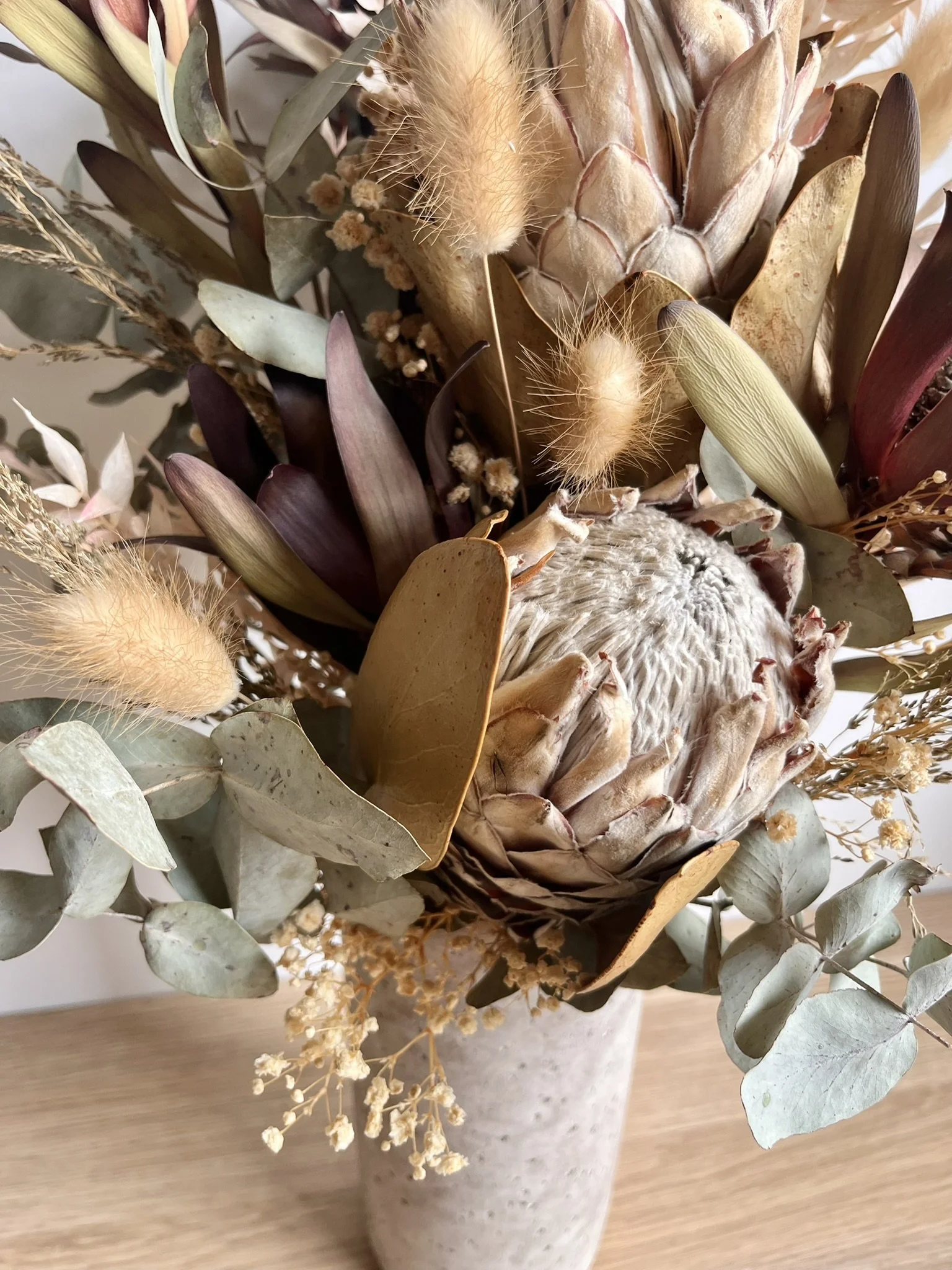 The Preserved Stem - Dried Bunch - King Protea3.JPEG