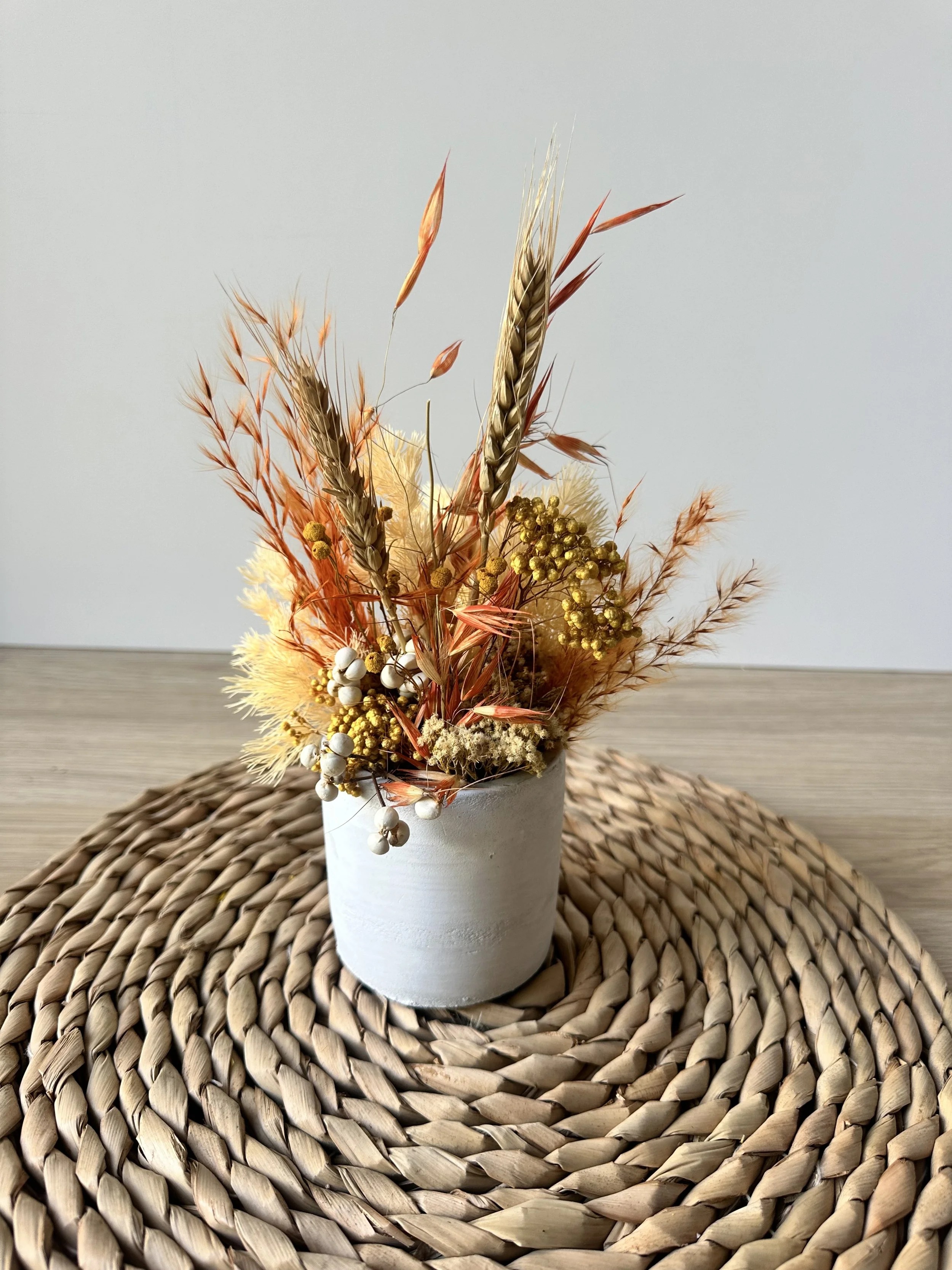 Dried Flower Arrangement - Mini Sunshine